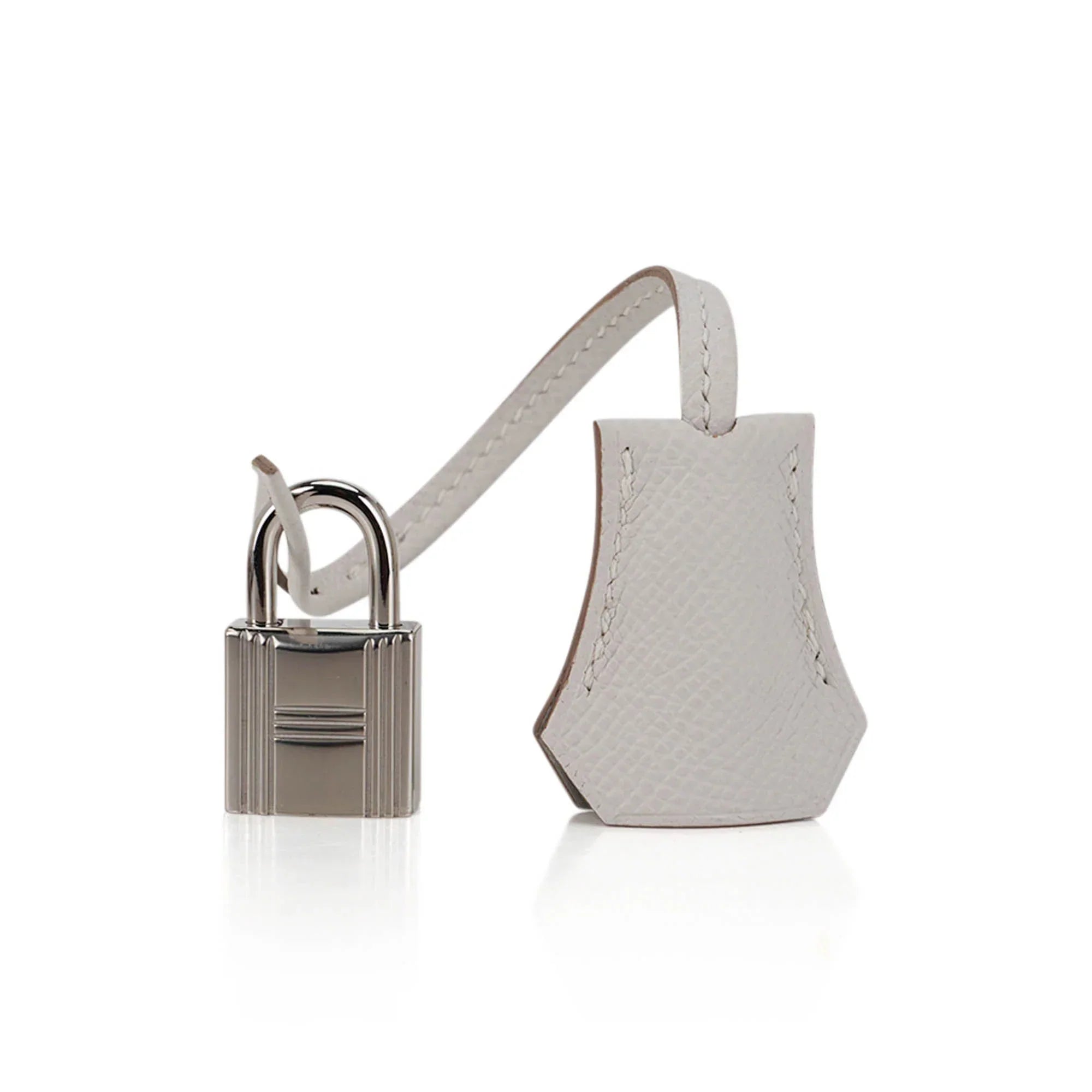 Birkin Sellier 25 Bag Gris Pale Epsom Leather with Palladium Hardware