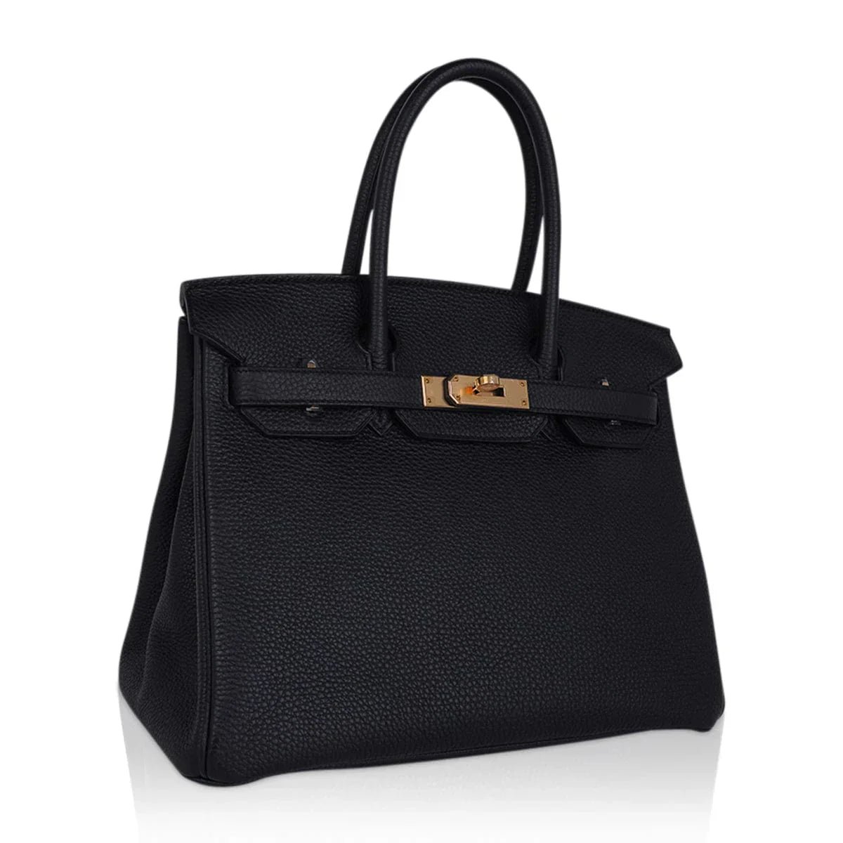 Birkin 30 Bag Black Togo Leather with Rose Gold Hardware