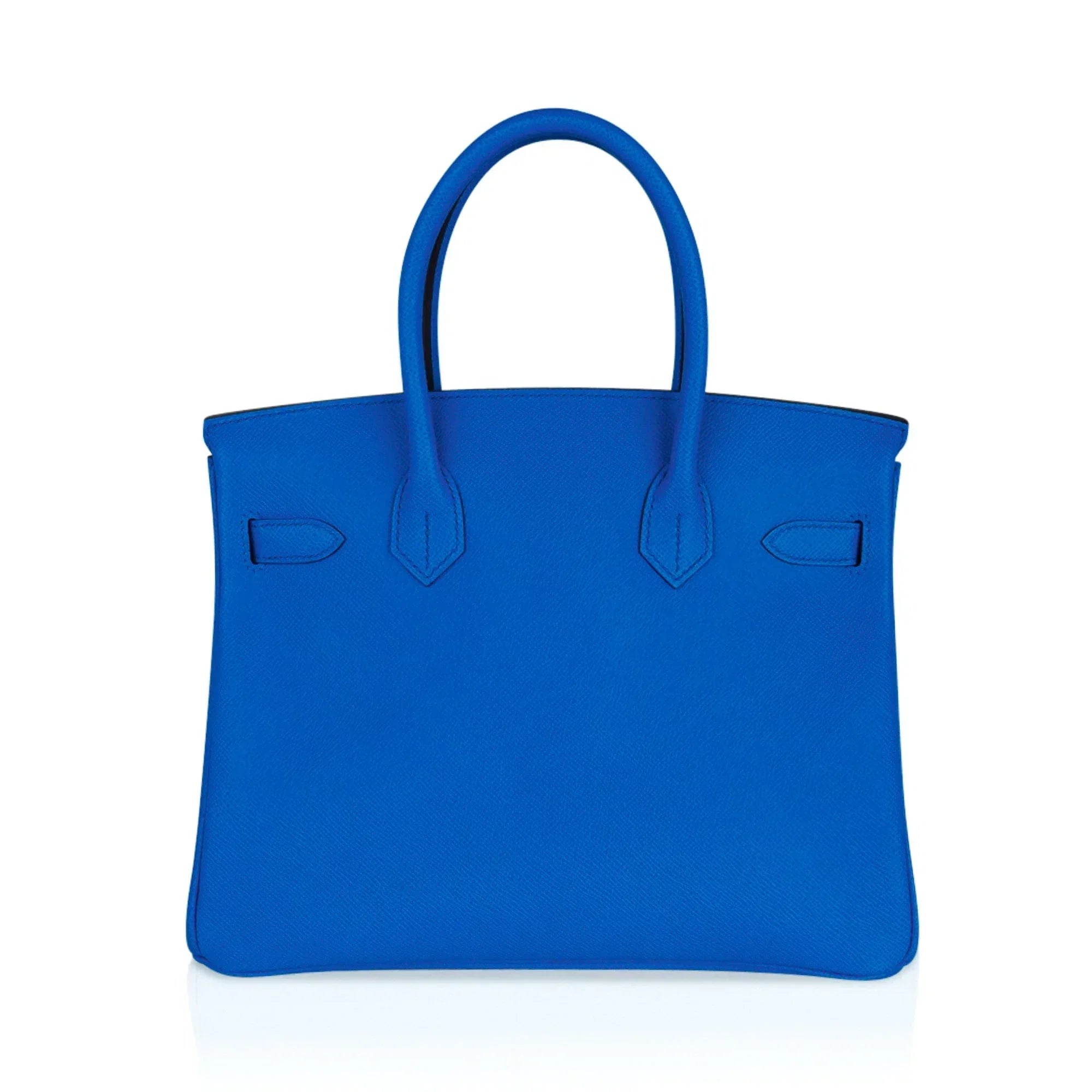 Birkin 30 Bag Bleu Frida Epsom Gold Hardware New w/ Box