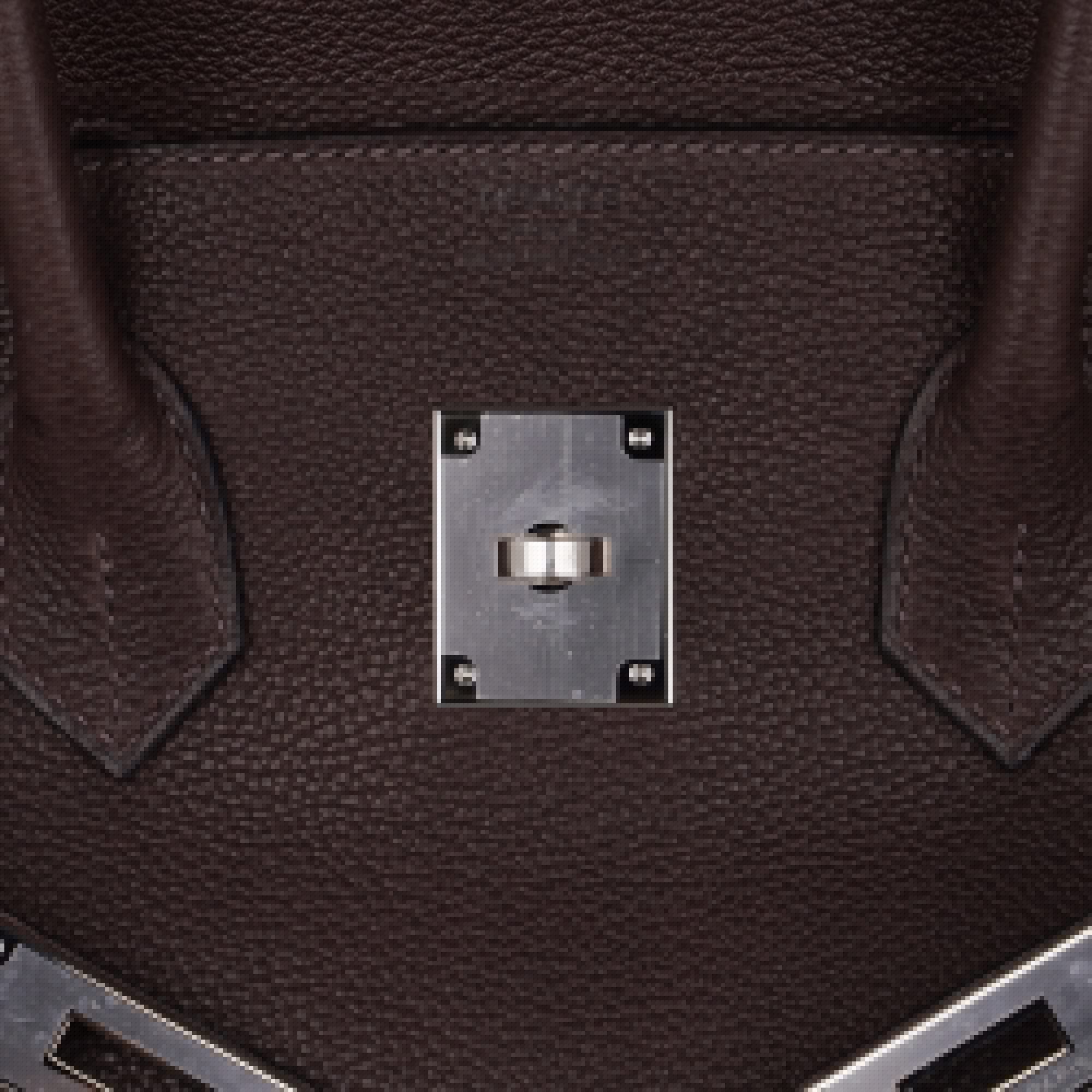 Birkin 35 Bag Ebene Barenia Faubourg Leather with Palladium Hardware