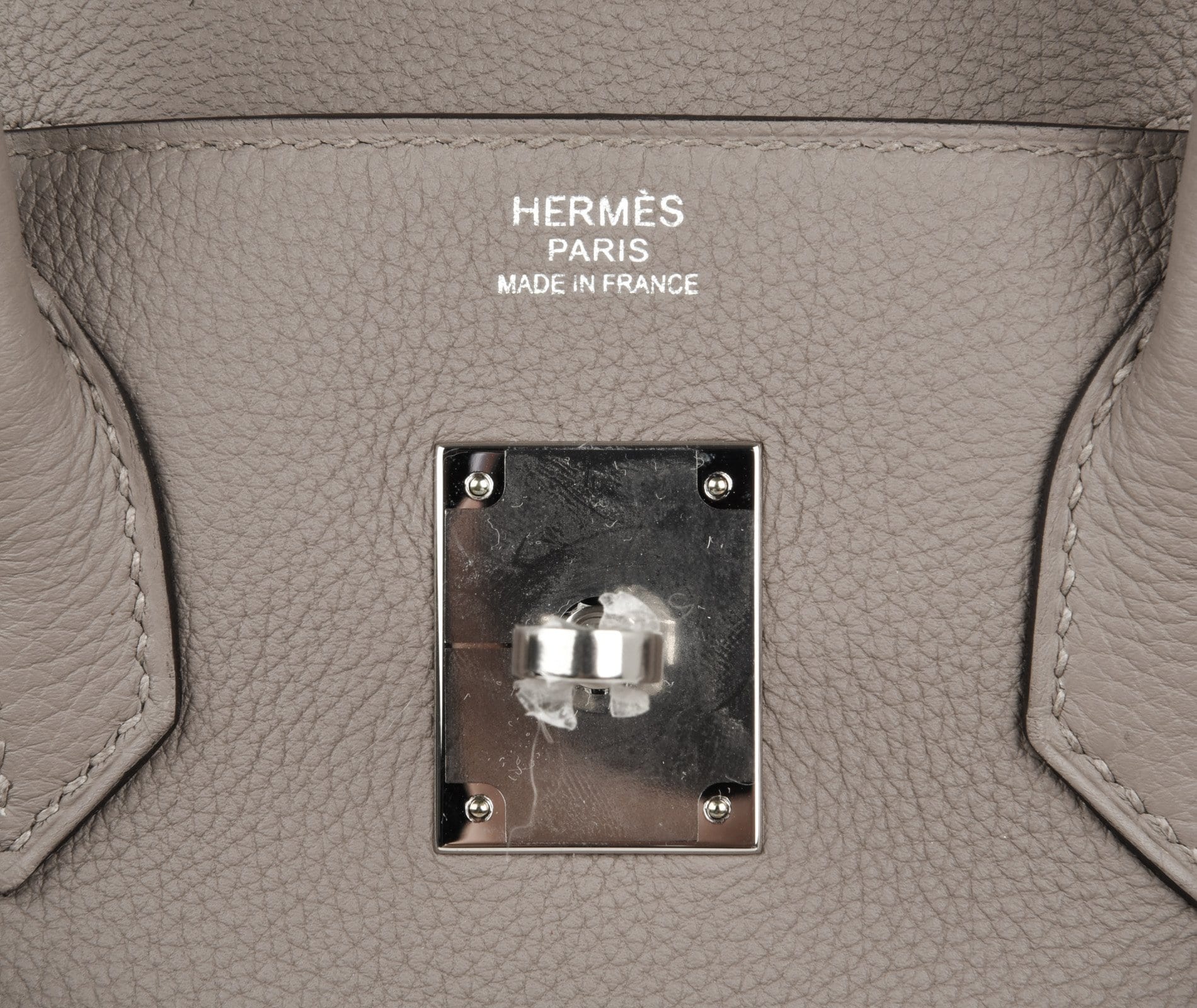 Birkin 30 Bag Gris Asphalte Togo Palladium Hardware