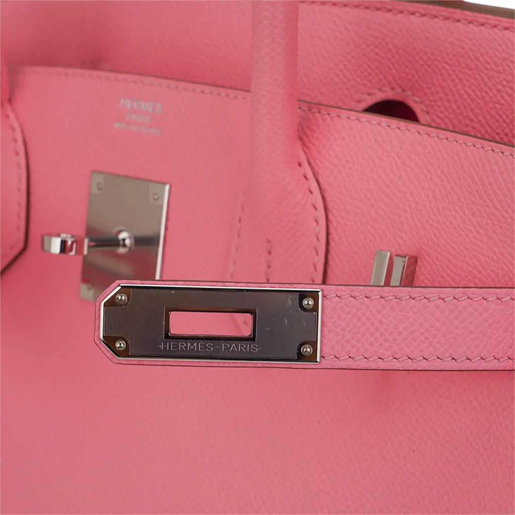 Birkin 30 Bag Rose Confetti Epsom Leather with Palladium Hardware