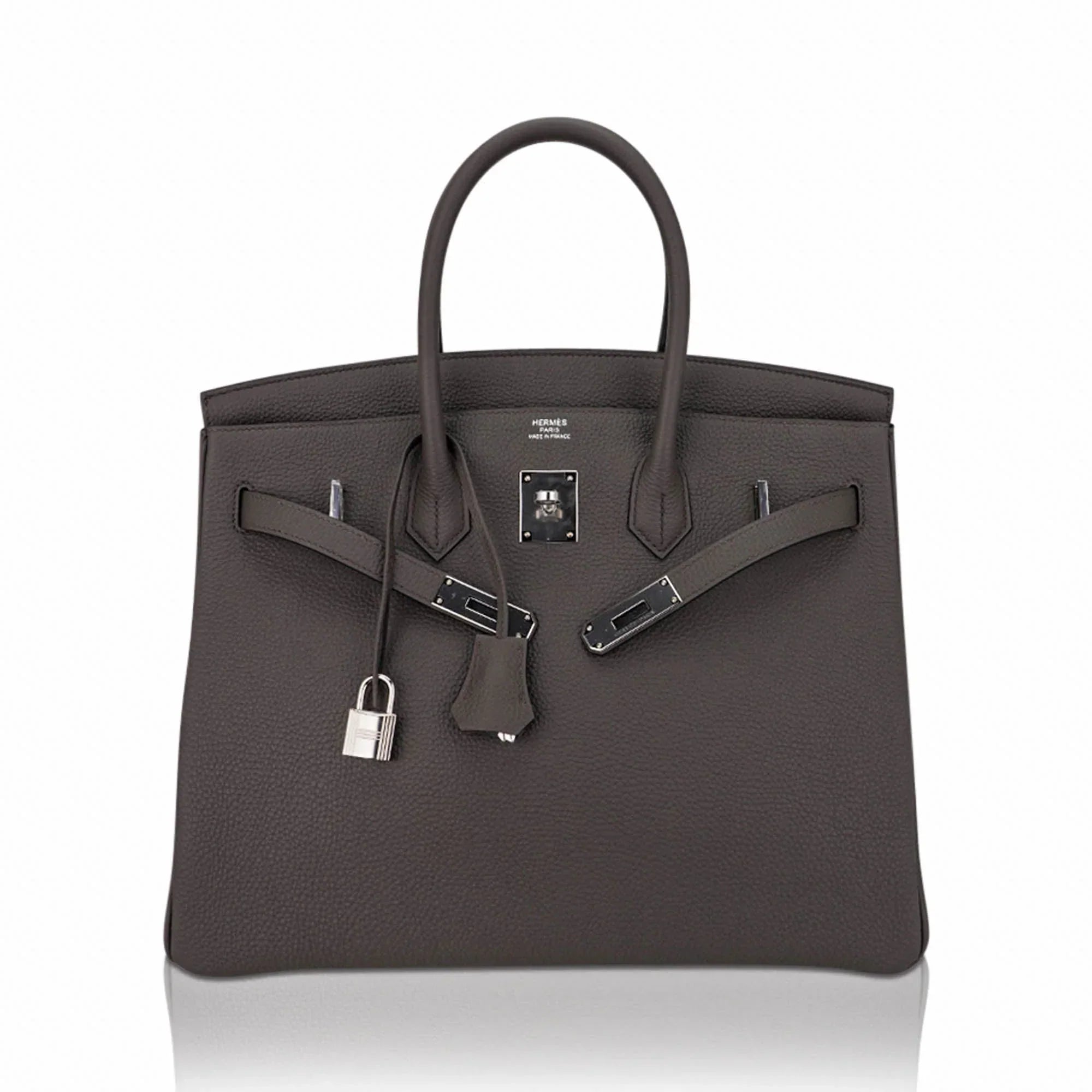 Birkin 35 Bag Etain Togo Leather with Palladium Hardware