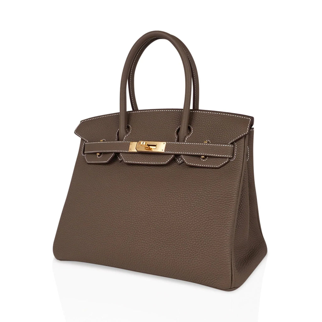 Birkin 30 Bag Etoupe (Taupe) Gold Hardware Togo Leather