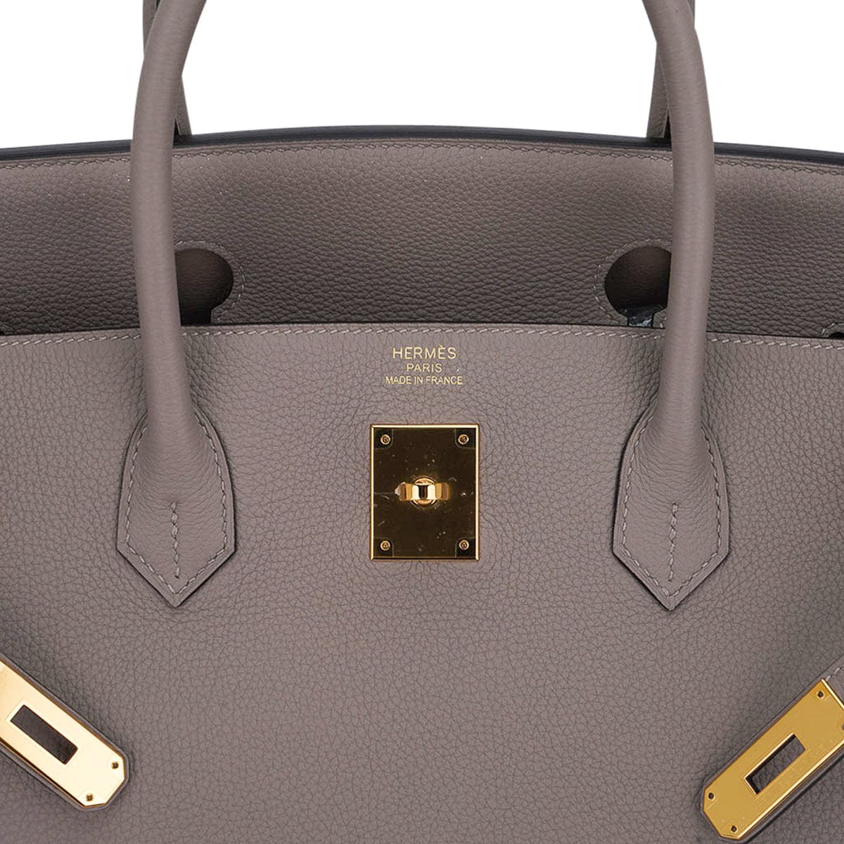 Birkin 40 Gris Asphalte Bag Gold Hardware Togo Leather