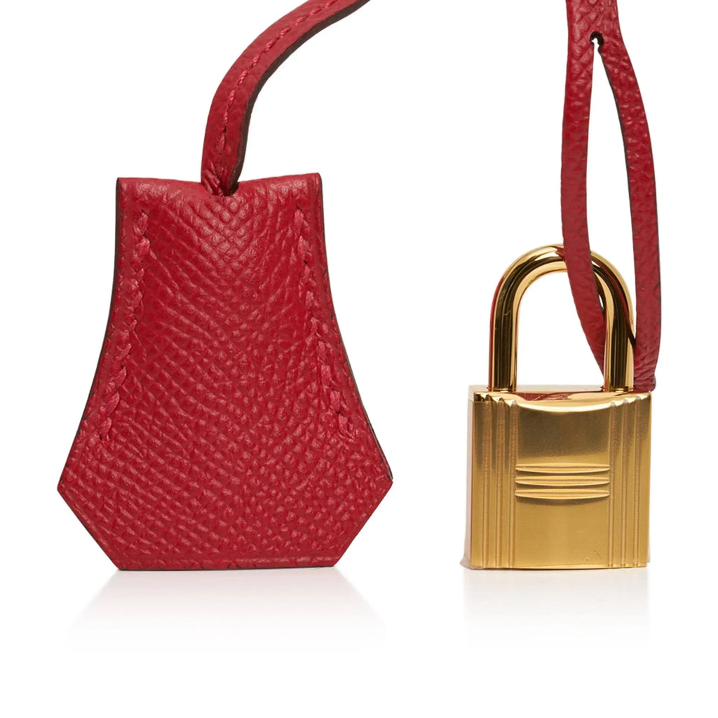 Birkin 25 HSS Bag Rose Azalee Rouge Casaque Epsom Gold Hardware