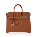Birkin 25 Bag Gold Togo Leather with Gold Hardware