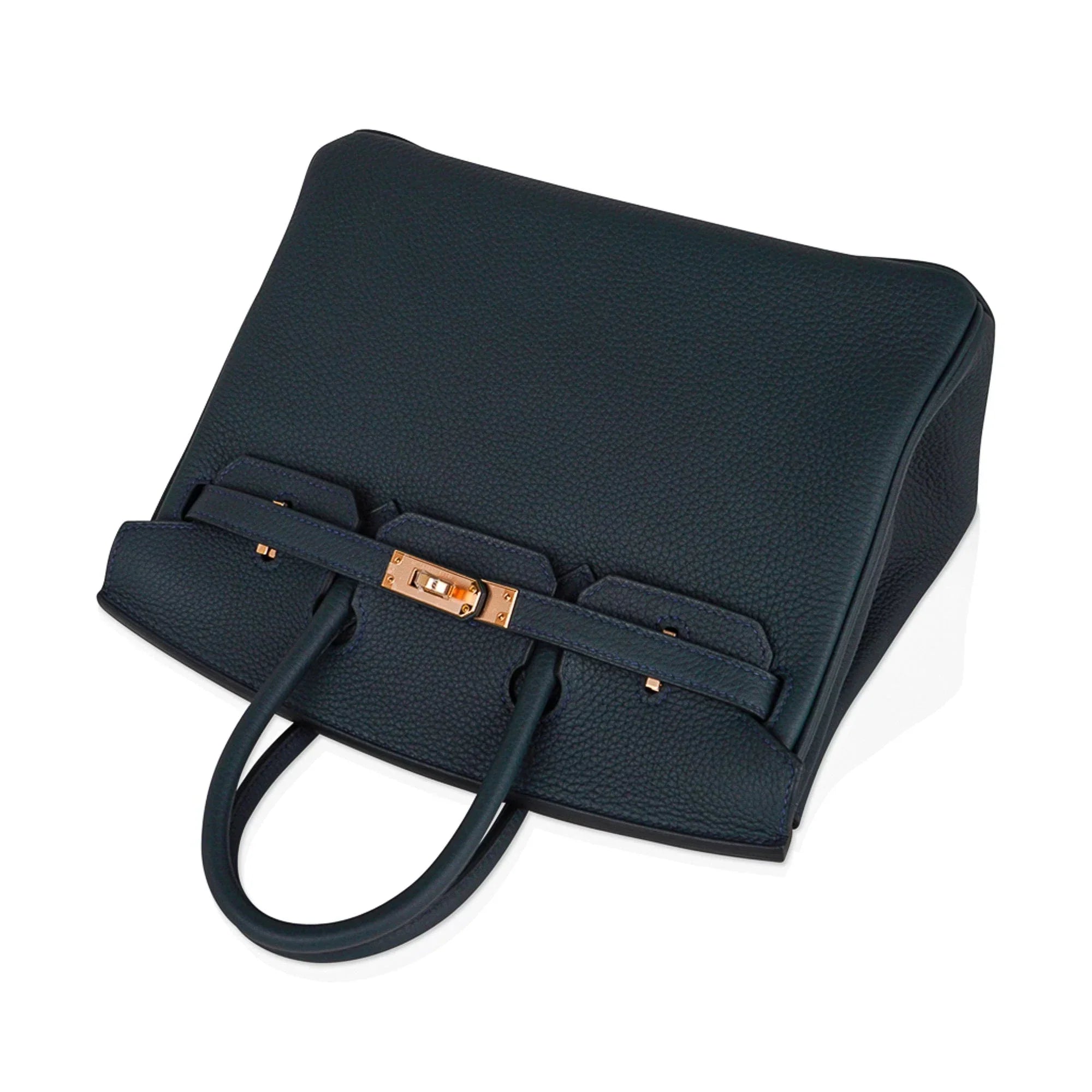 Special Order HSS Birkin 25 Bag Vert Cypress Togo Leather with Rose Gold Hardware