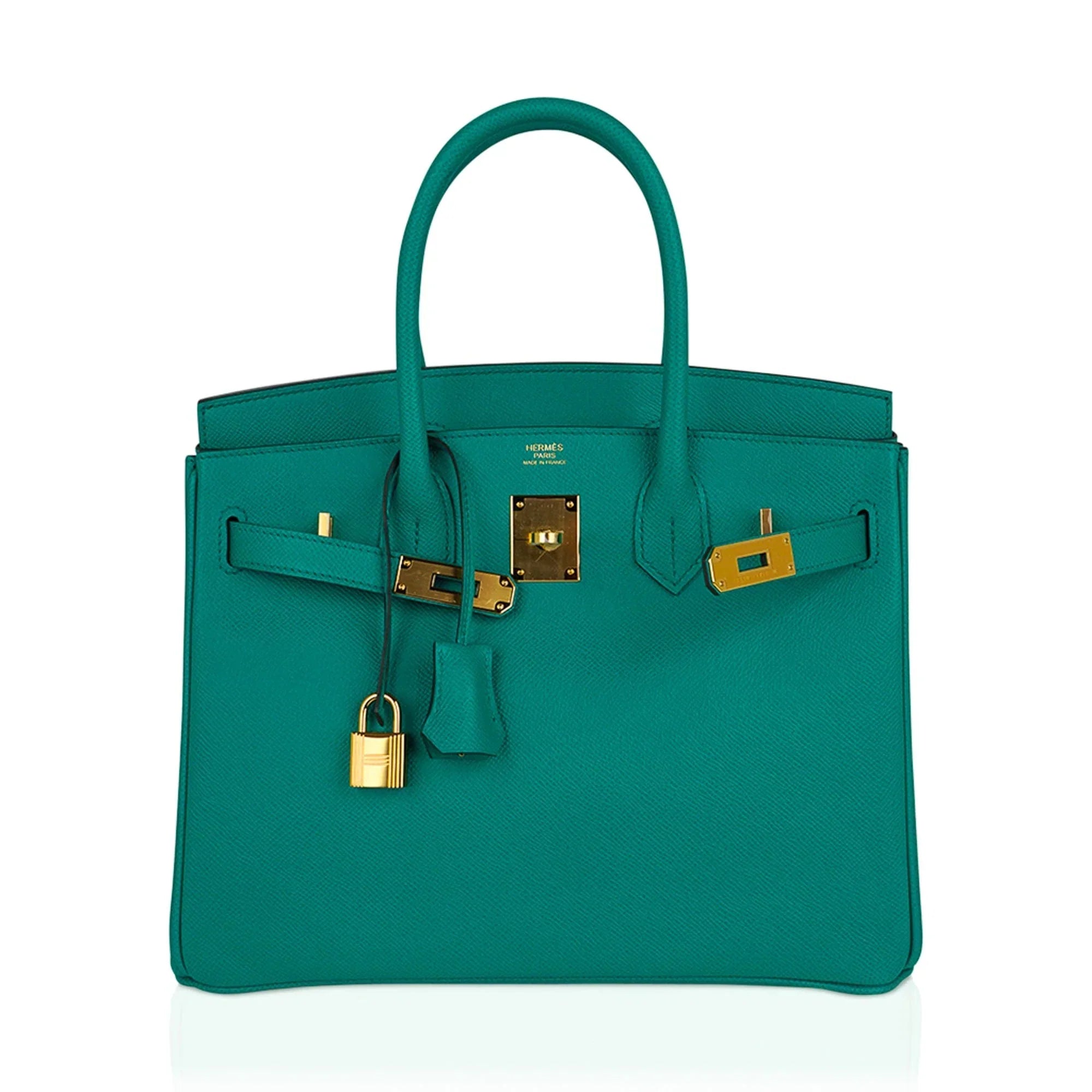 Birkin 30 Bag Vert Jade Epsom Leather with Gold Hardware