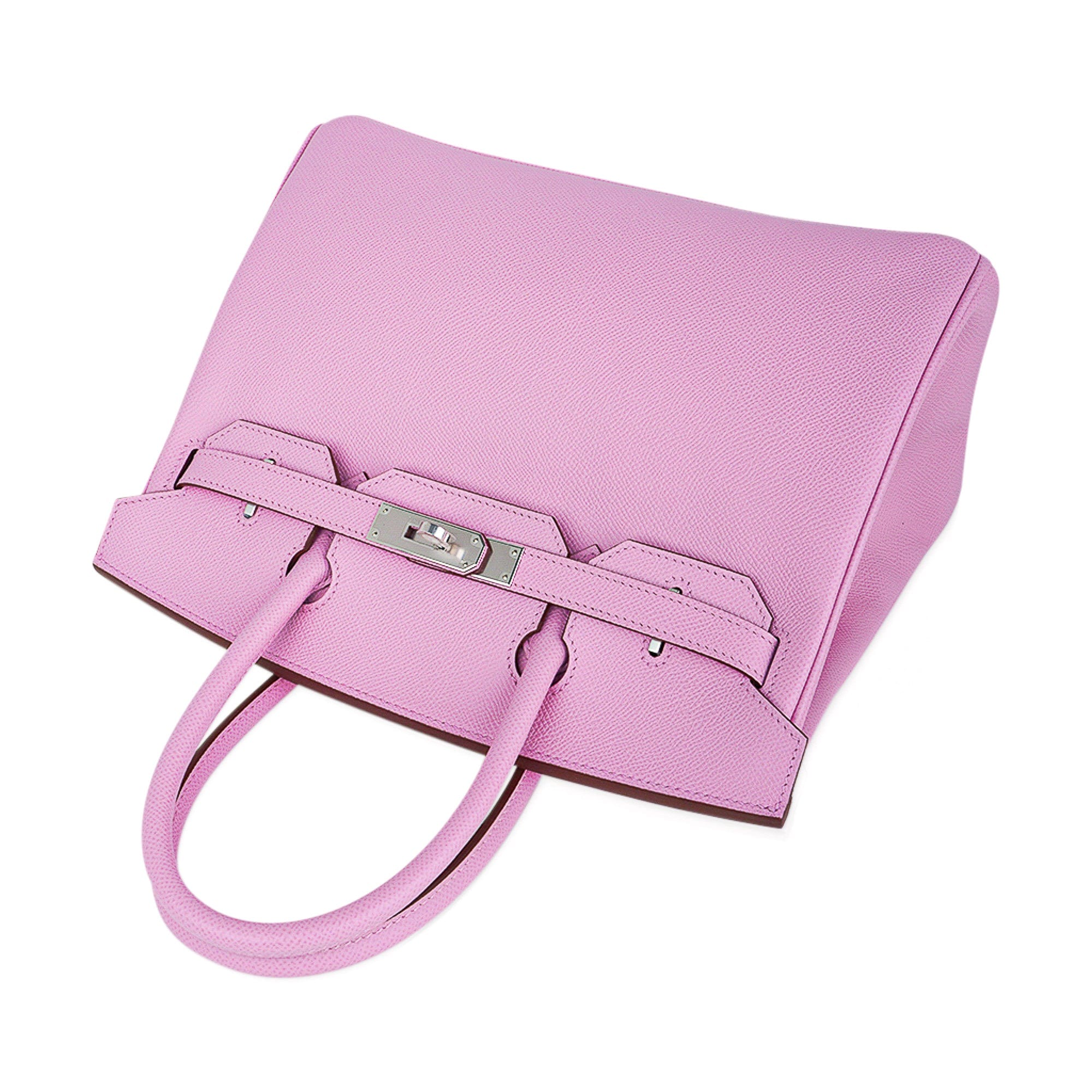 Birkin 30 Bag Mauve Sylvestre Epsom Leather with Palladium Hardware