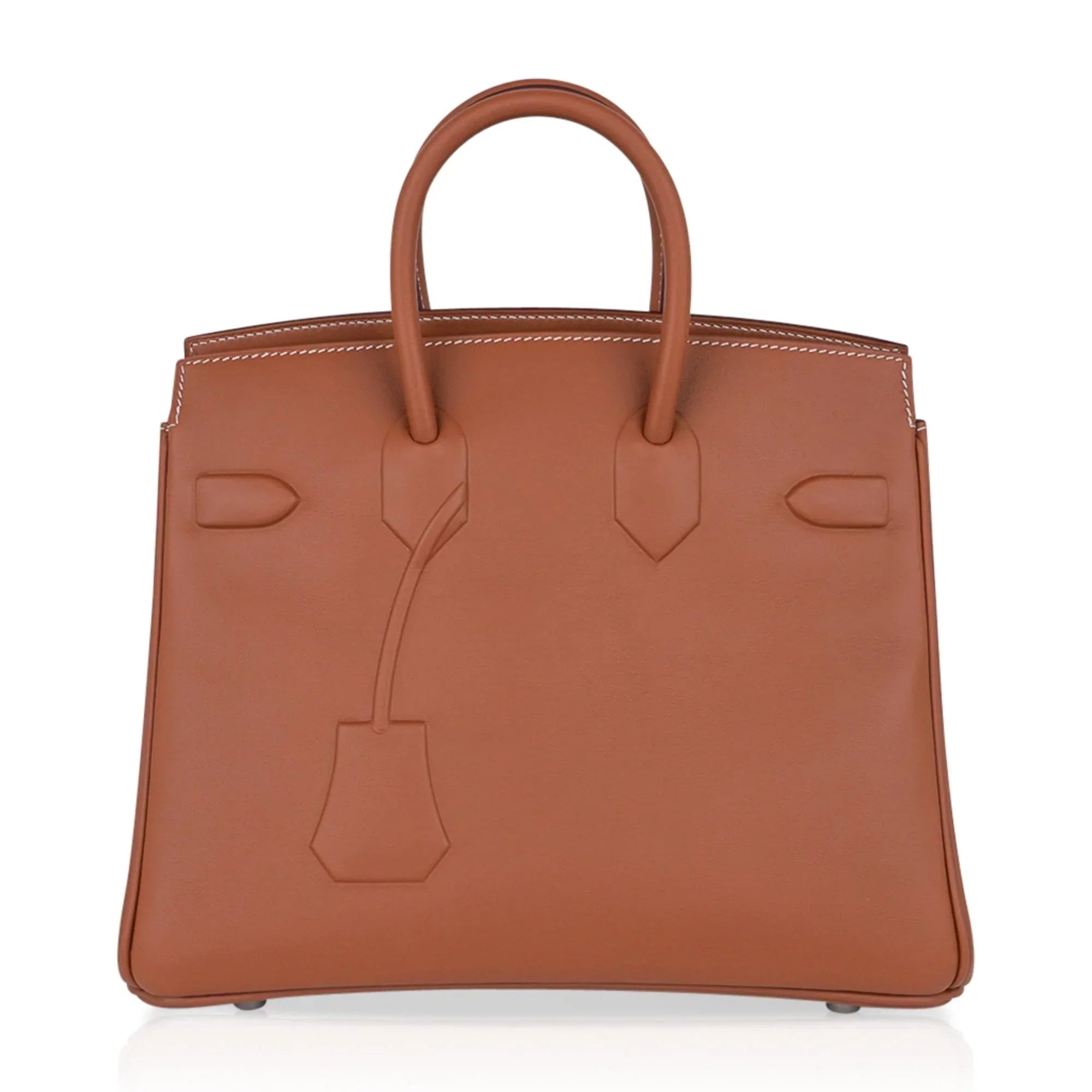 Shadow Birkin 25 Bag Gold Evercalf Limited Edition