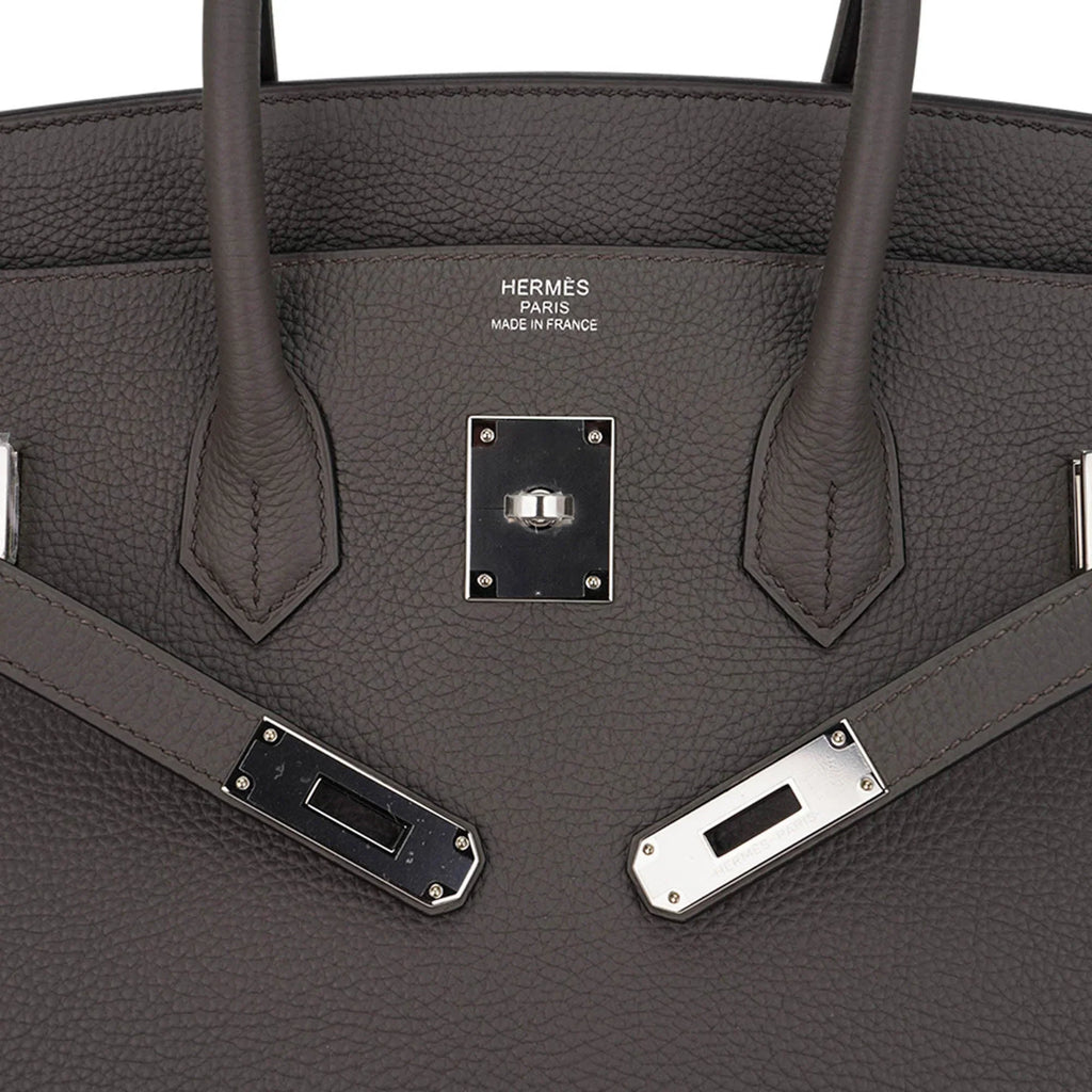 Birkin 35 Bag Etain Togo Leather with Palladium Hardware