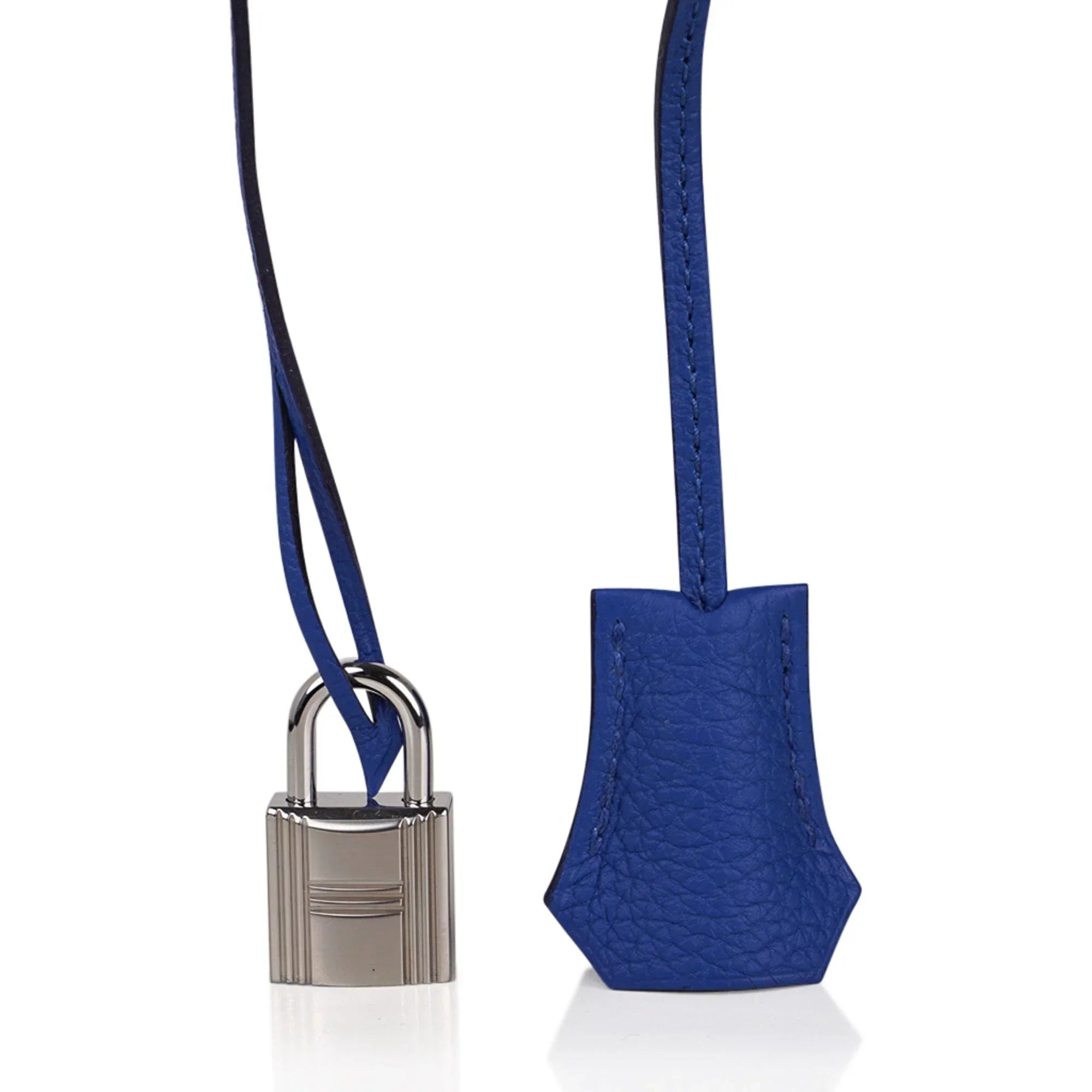 Birkin 35 Bag Blue de France Togo Leather with Palladium Hardware