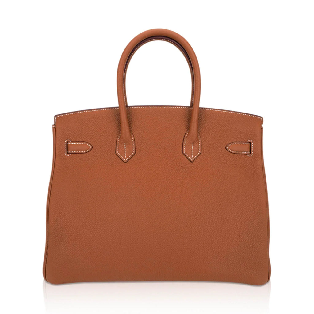 Birkin 35 Bag Gold Togo Leather with Gold Hardware