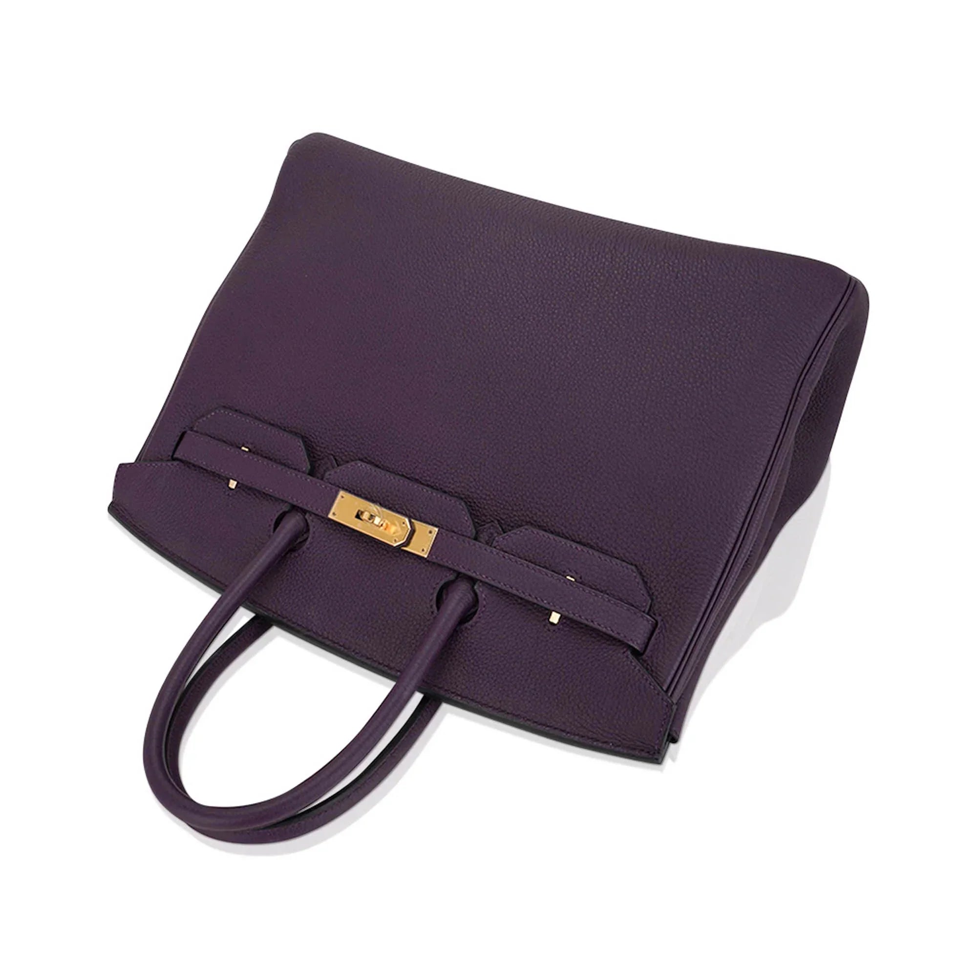 Birkin 35 Bag Raisin Togo Leather with Gold Hardware