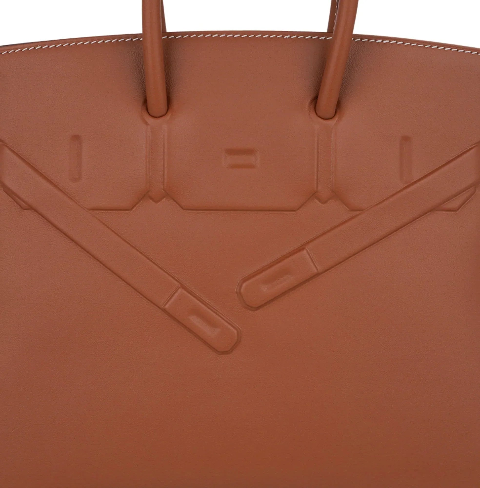 Shadow Birkin 25 Bag Gold Evercalf Limited Edition