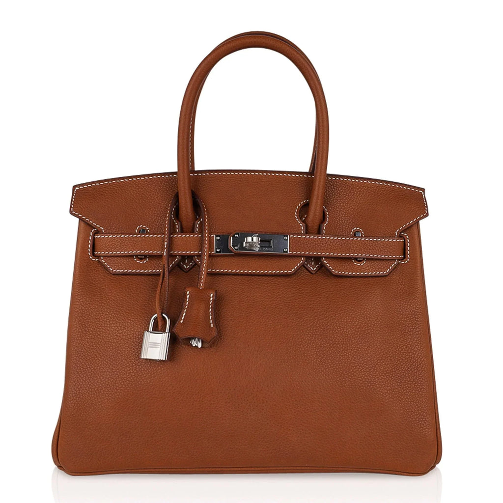 Birkin 30 Bag Barenia Faubourg Palladium Hardware