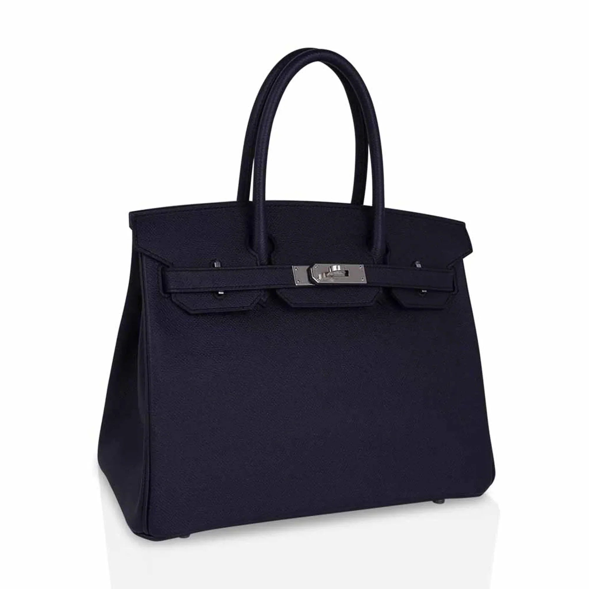 Birkin 30 Bag Indigo Epsom Palladium Hardware New w/ Box