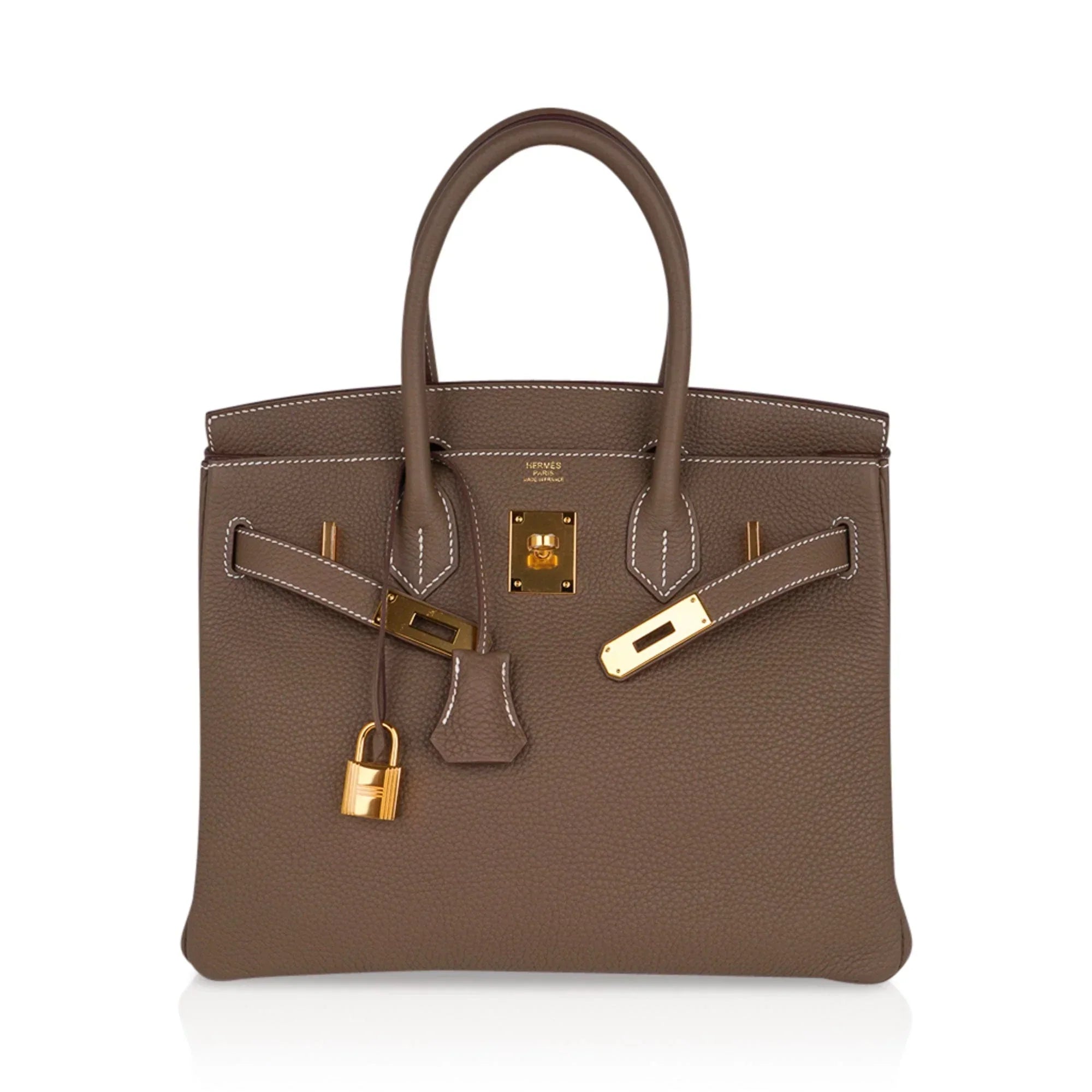 Birkin 30 Bag Etoupe (Taupe) Gold Hardware Togo Leather