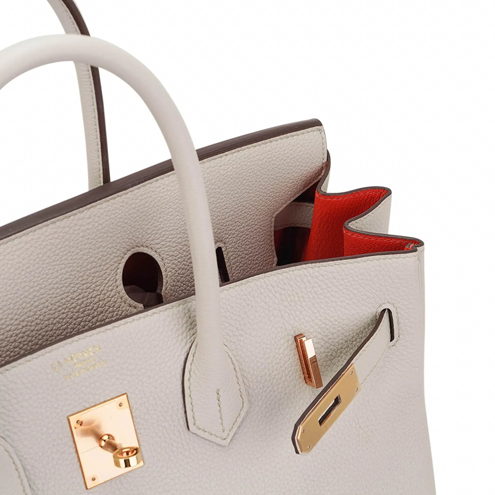 HSS Birkin 35 Trench and Corail Togo Leather Special Order Bag