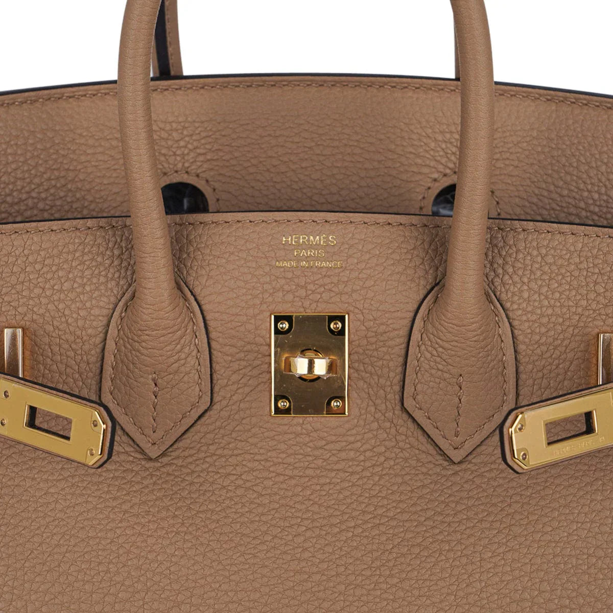 Birkin 25 Bag in Chai Togo Leather with Gold Hardware