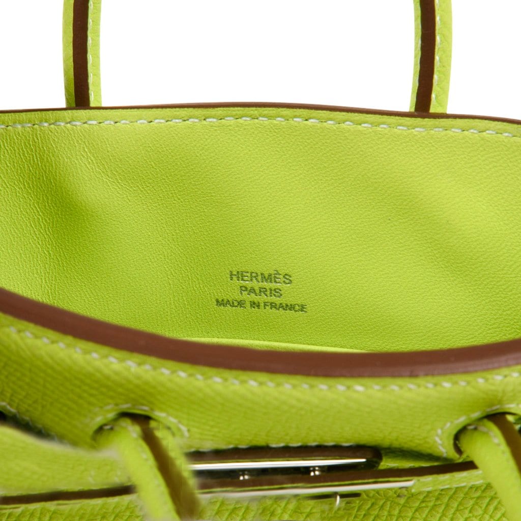 Birkin Tiny Bag Miniature Micro Kiwi Epsom Limited Edition