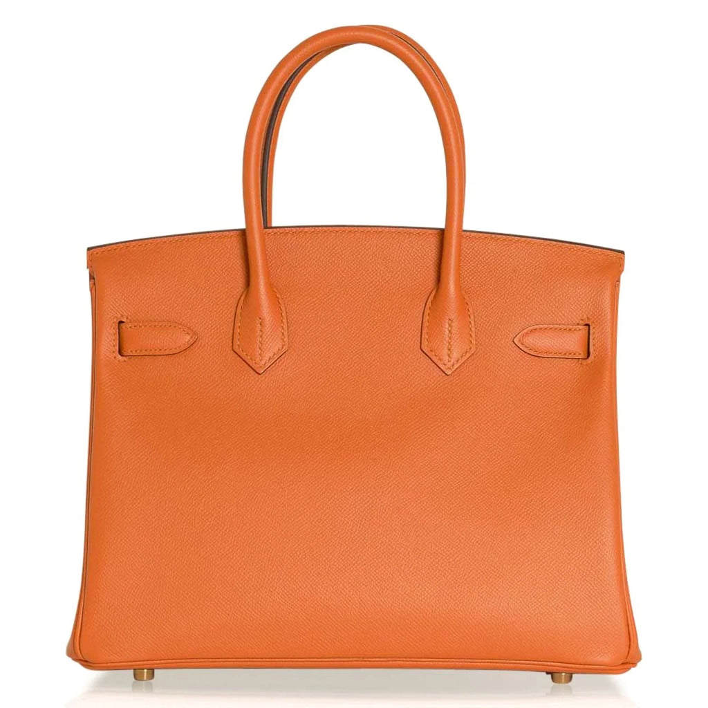 Birkin 30 Bag Abricot Gold Hardware Epsom Leather New w/ Box