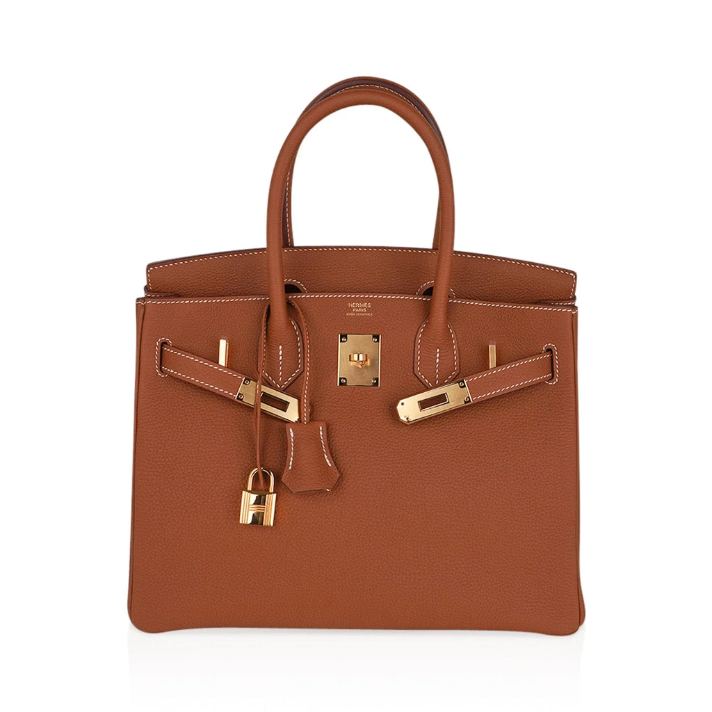 Birkin 30 Bag Gold Togo Leather Gold Hardware