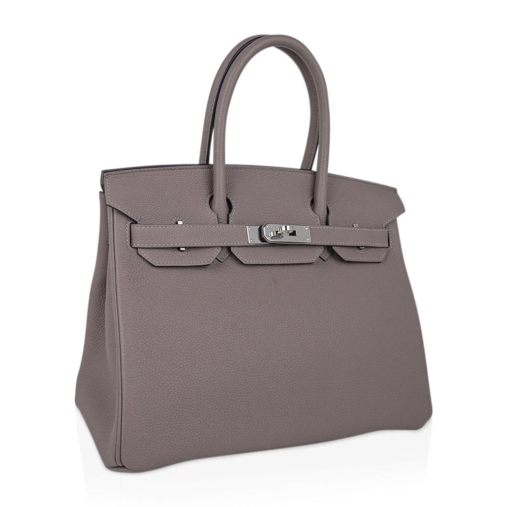 Birkin 30 Bag Gris Asphalte Togo Leather with Palladium Hardware
