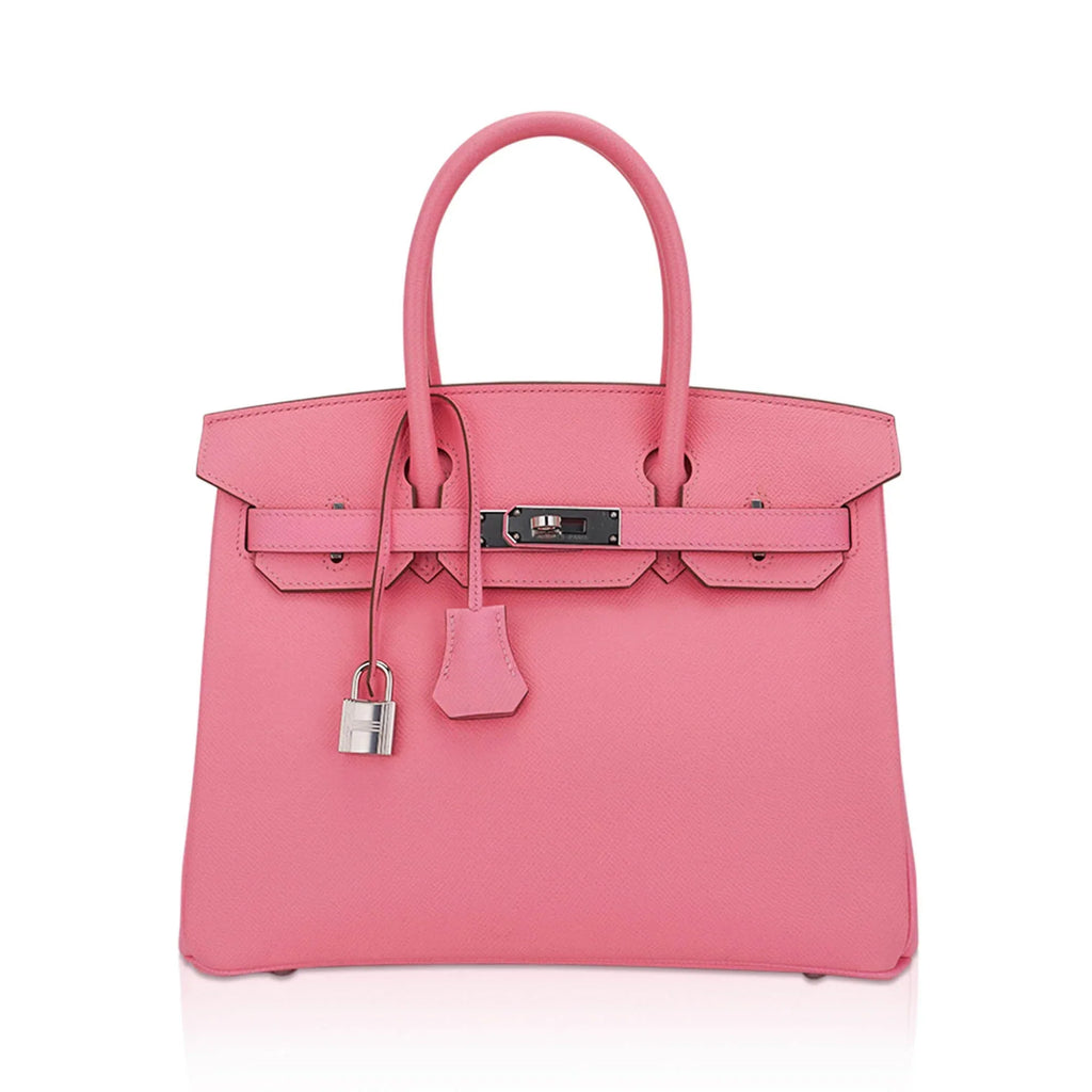 Birkin 30 Bag Rose Confetti Epsom Leather with Palladium Hardware
