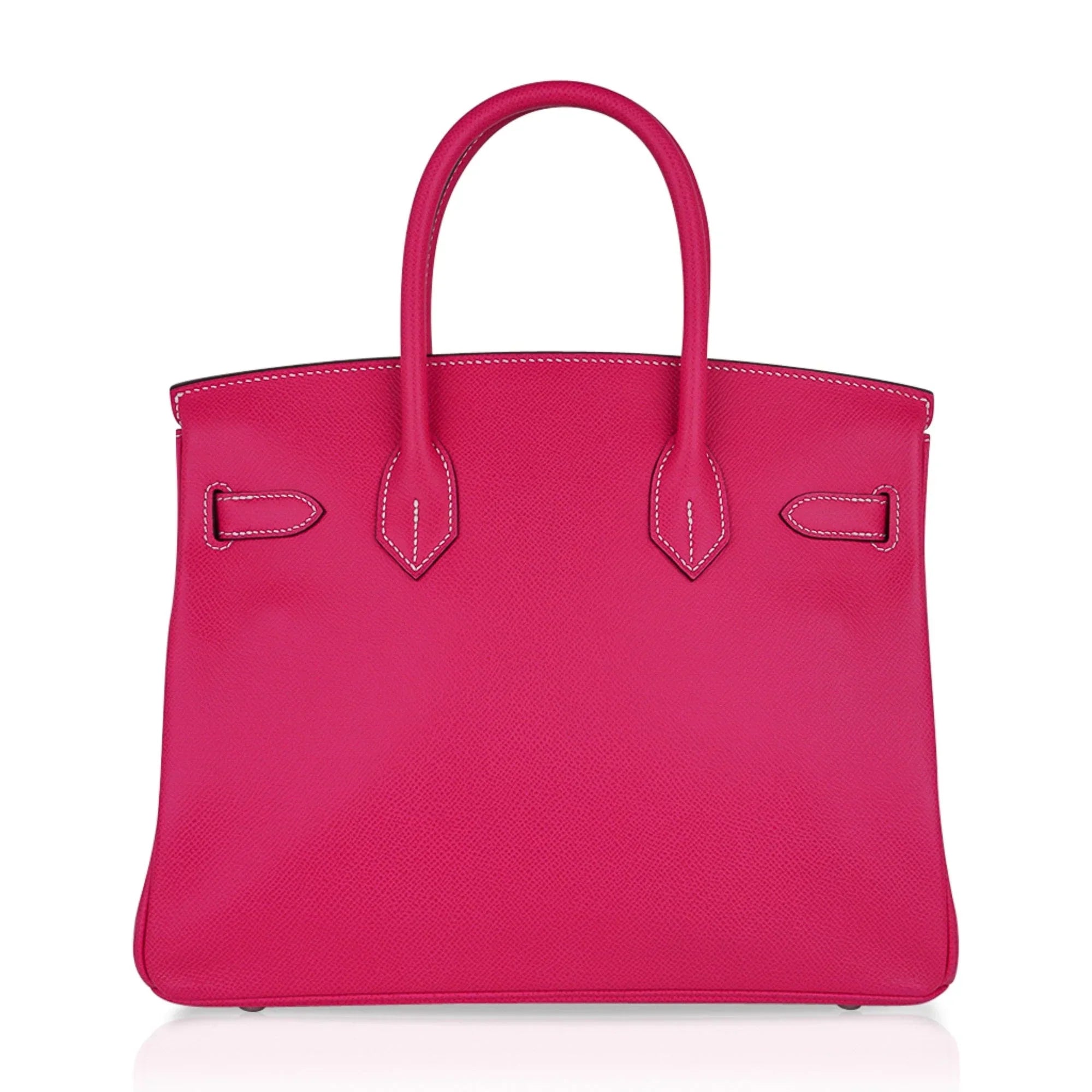 Birkin 30 Bag Rose Tyrien Candy Epsom Limited Edition Palladium