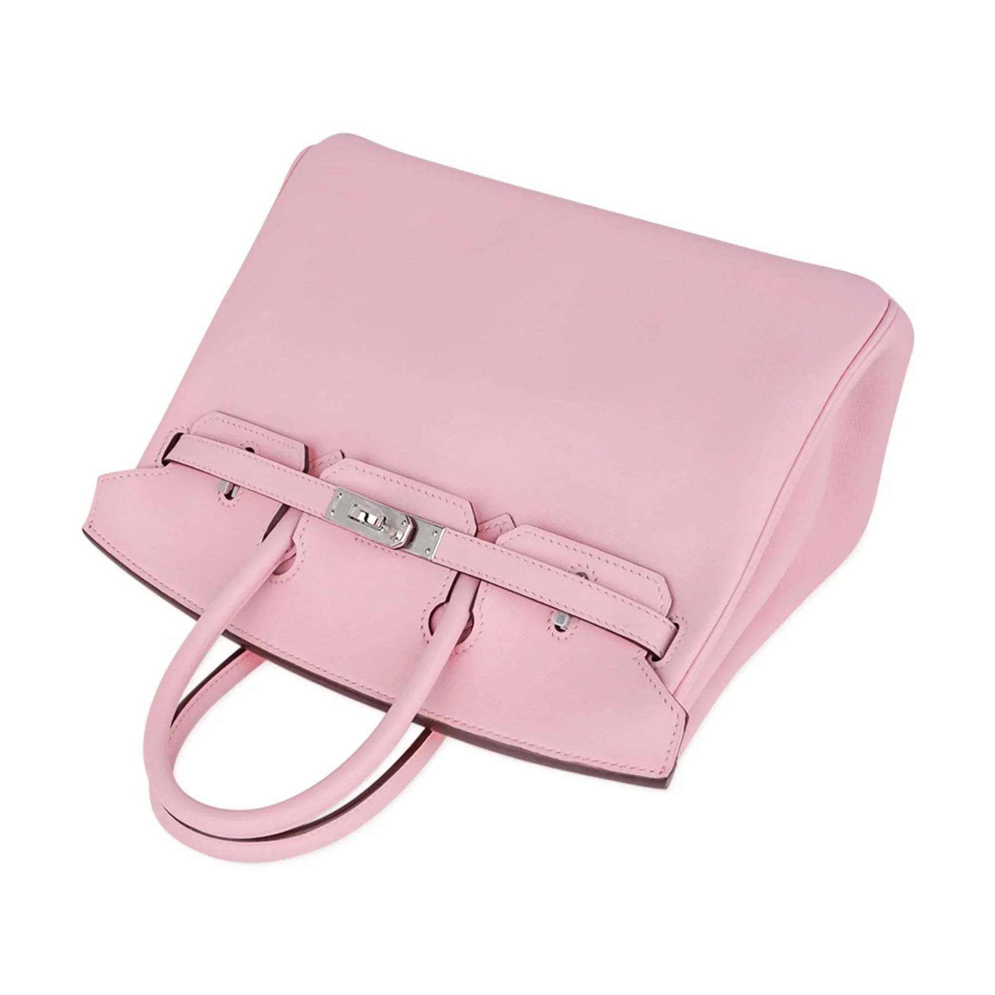 Birkin 25 Bag Rose Sakura Palladium Hardware Rare
