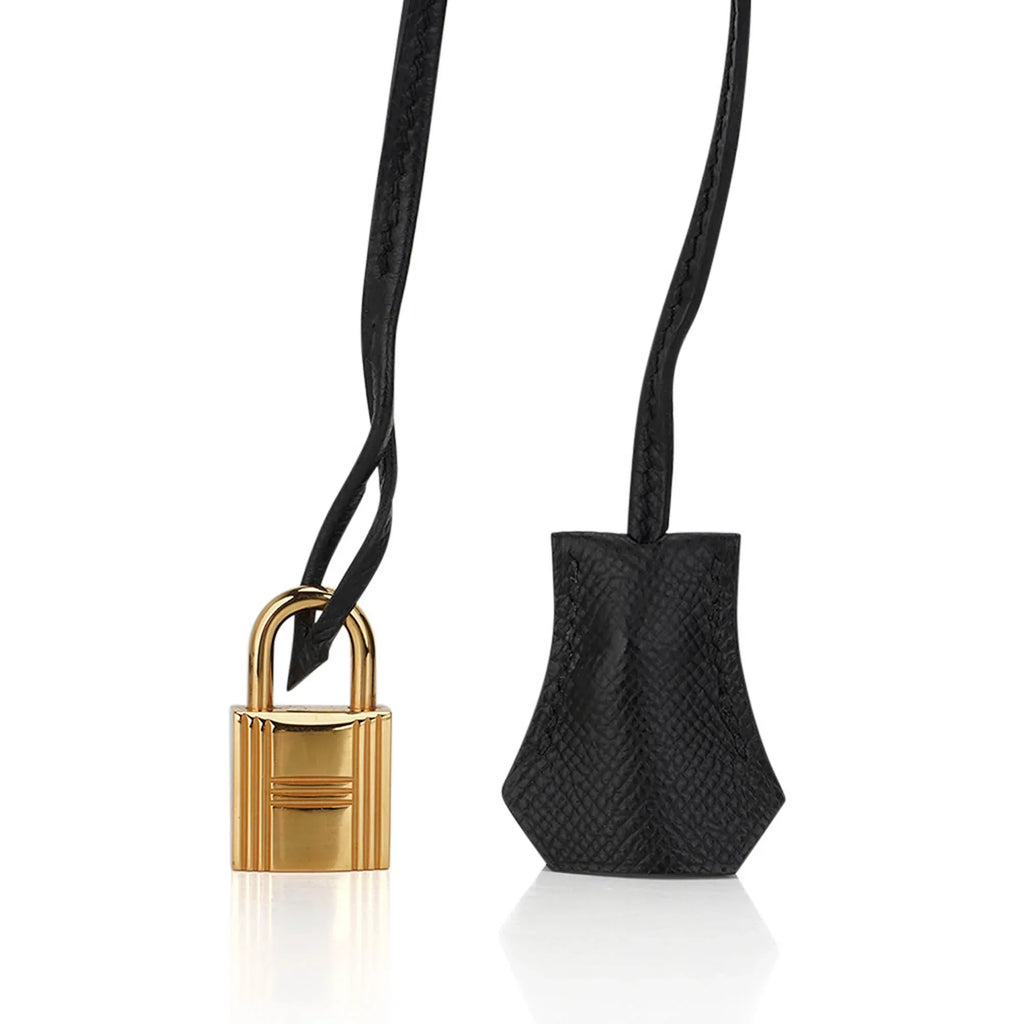 Birkin 35 Bag Black Epsom Leather with Gold Hardware