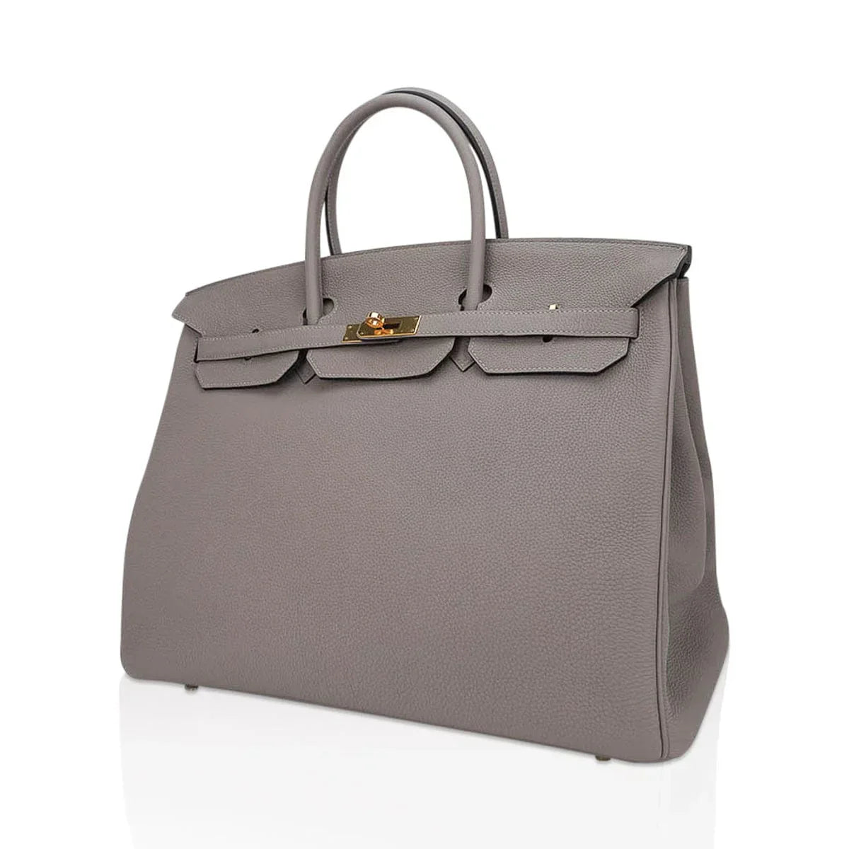 Birkin 40 Gris Asphalte Bag Gold Hardware Togo Leather