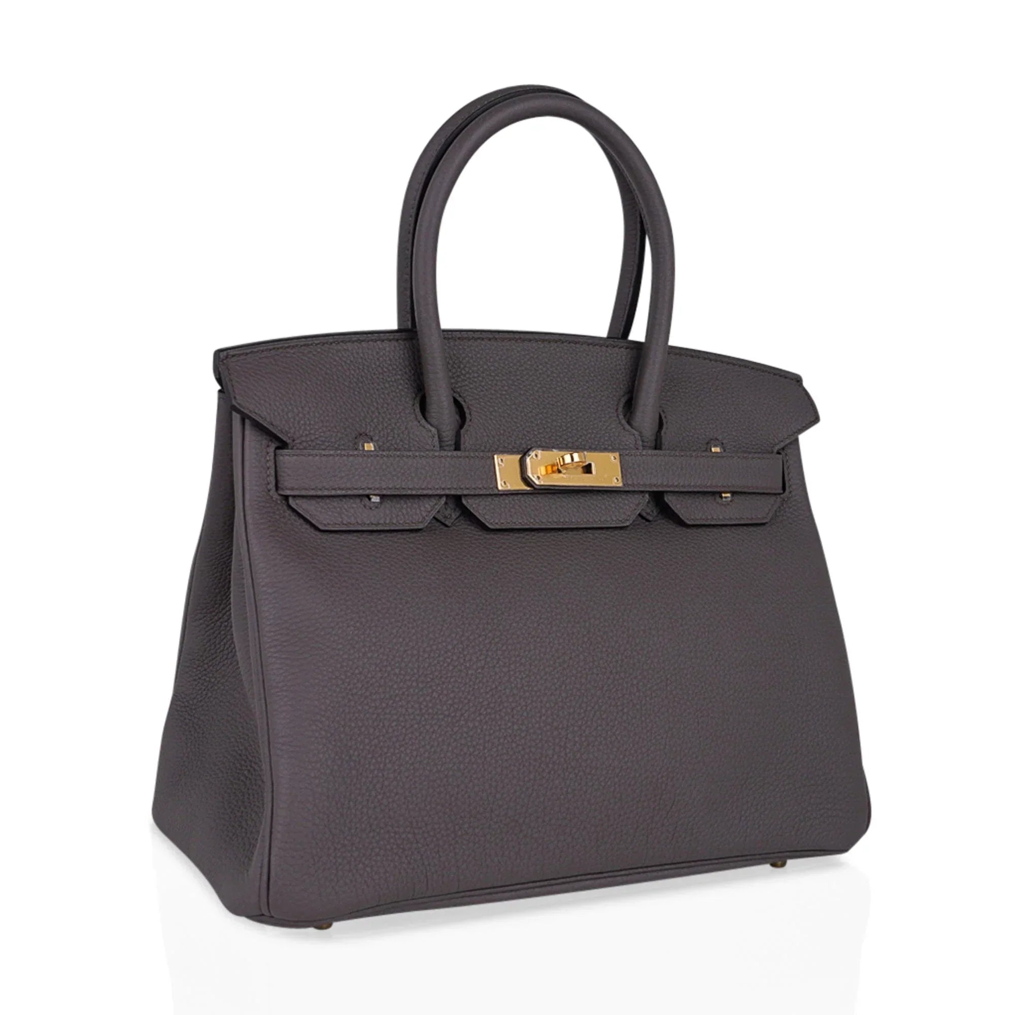 Birkin 30 Bag Etain Gray Coveted Gold Hardware Togo