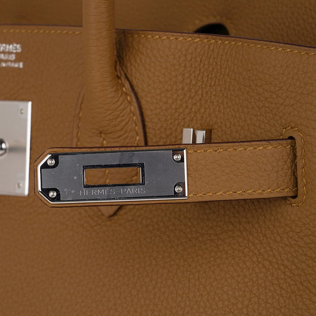 Birkin 30 Bag Bronze d’Or Togo Leather Palladium Hardware