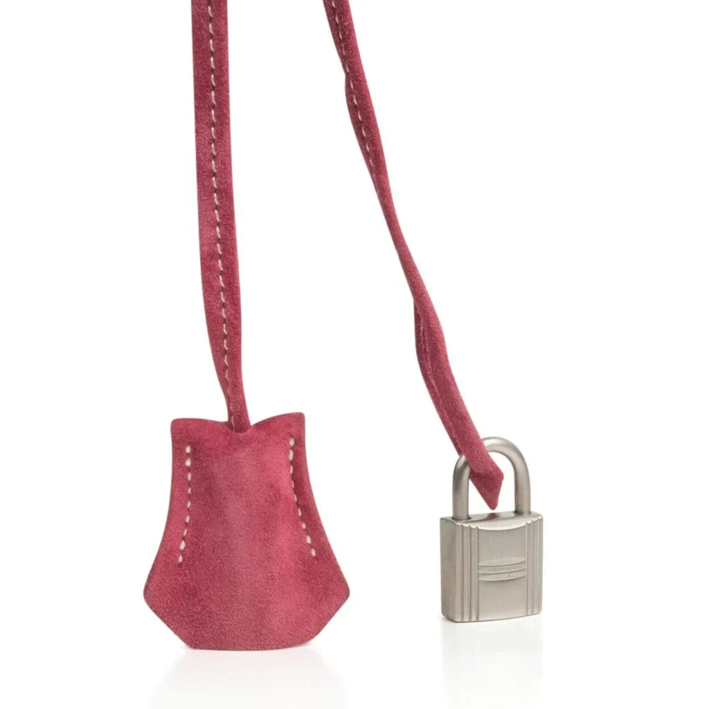 Birkin 35 Bag Fuchsia Pink Doblis Palladium Rare