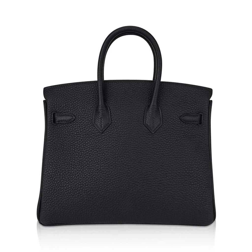 Birkin 25 Bag Black Togo Leather with Gold Hardware