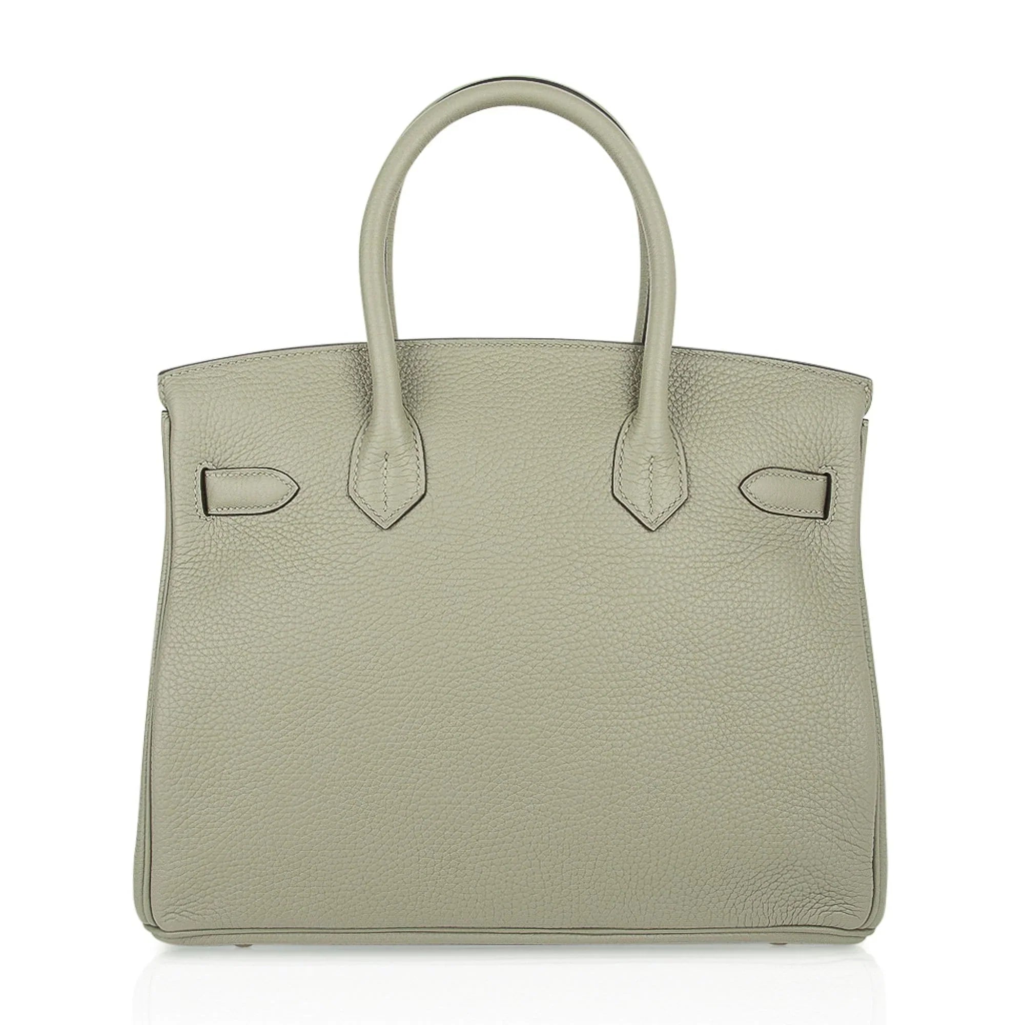 Birkin 30 Bag Sage (Sauge) Clemence Leather Gold Hardware