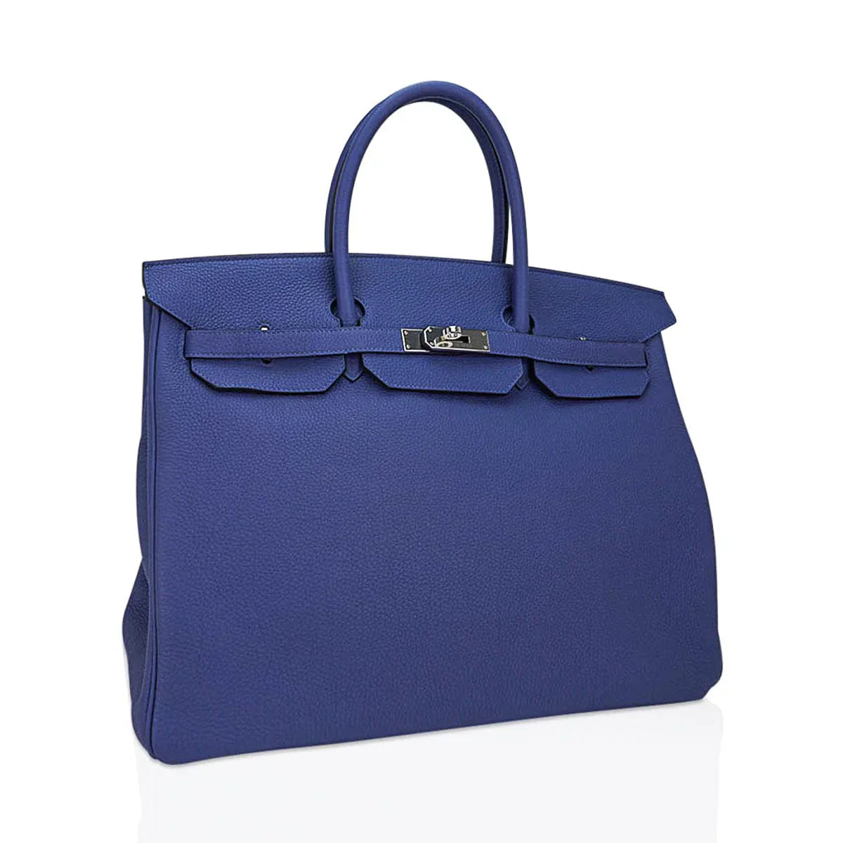 Limited Edition Birkin 40 Bag Blue de Prusse Togo Leather with Palladium Hardware