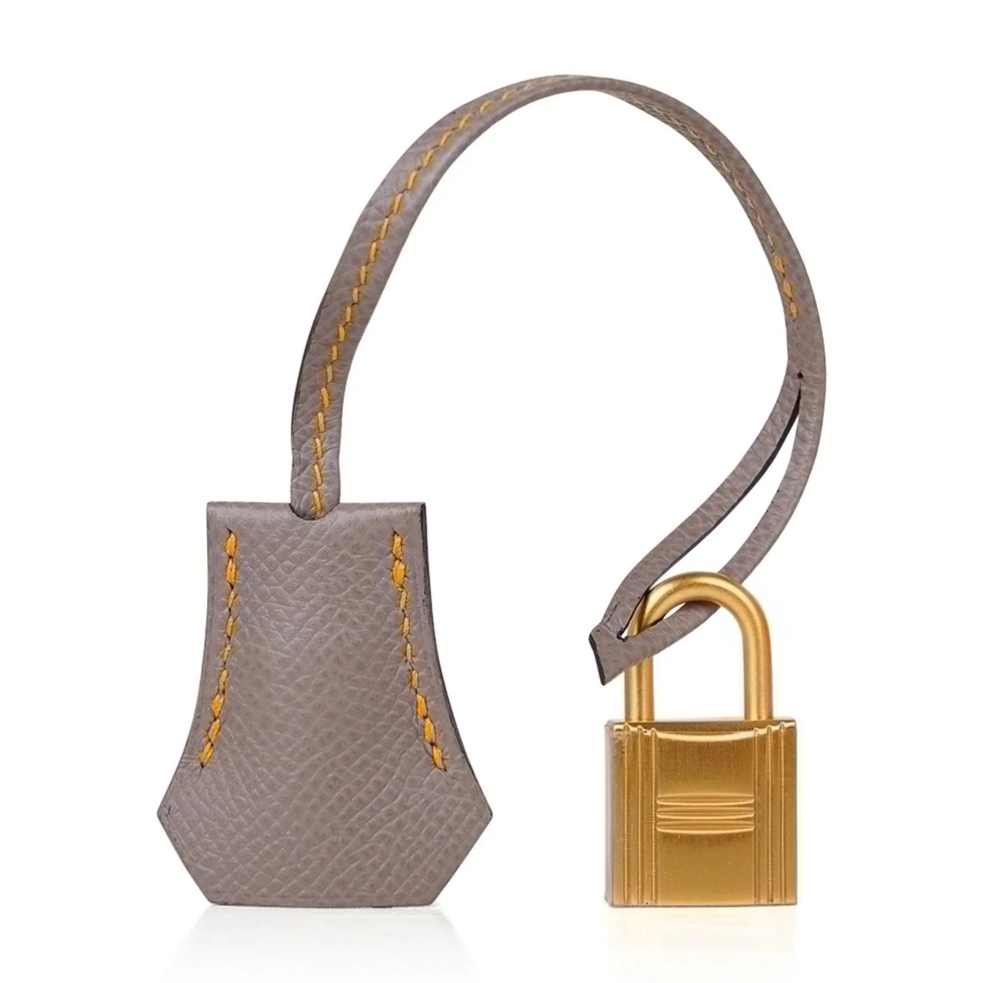 Birkin HSS 25 Bag Jaune Ambre / Gris Asphalte Gold Hardware