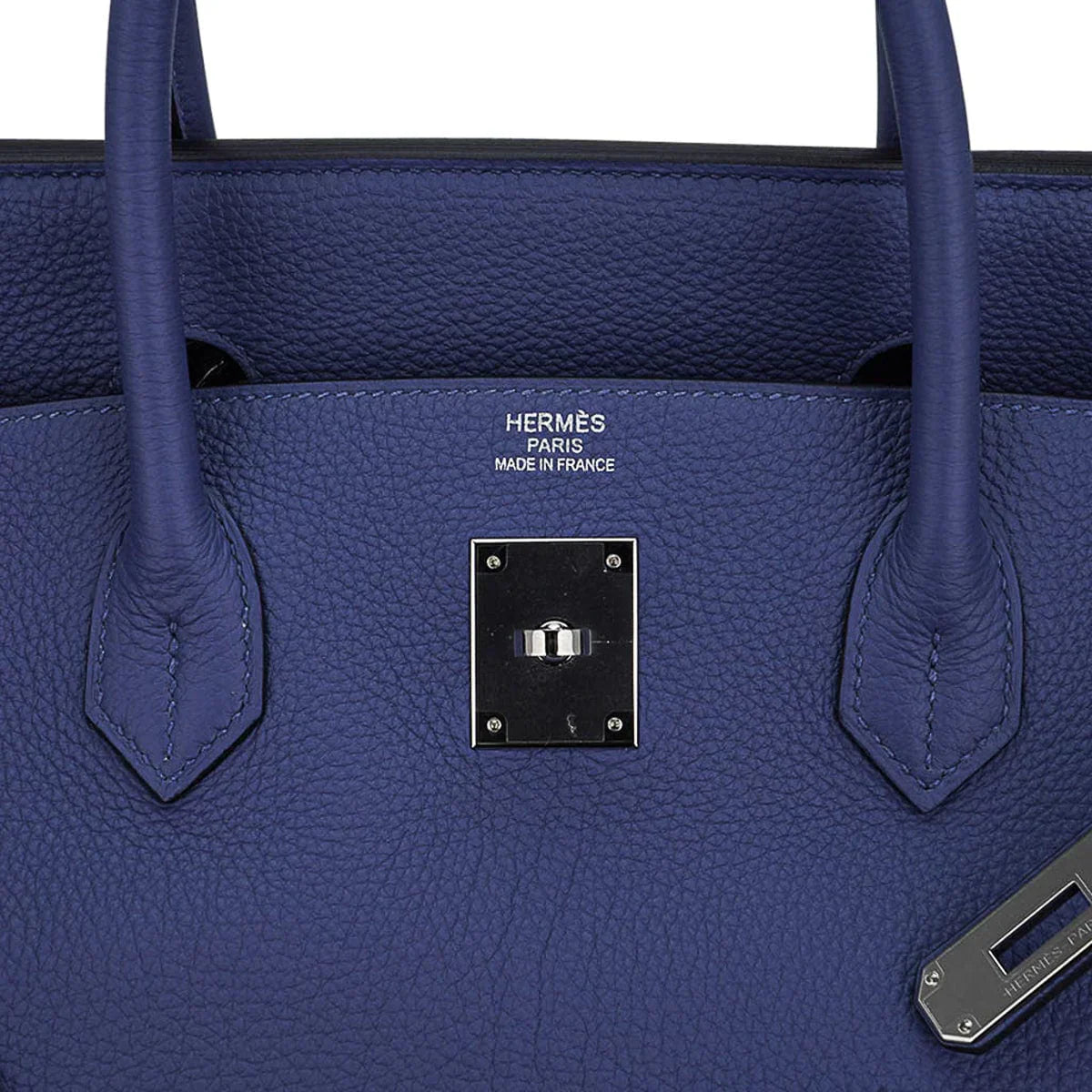 Limited Edition Birkin 40 Bag Blue de Prusse Togo Leather with Palladium Hardware