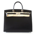 Birkin 40 Bag Sellier Black Vache Hunter/ Veau Evercalf Limited Edition