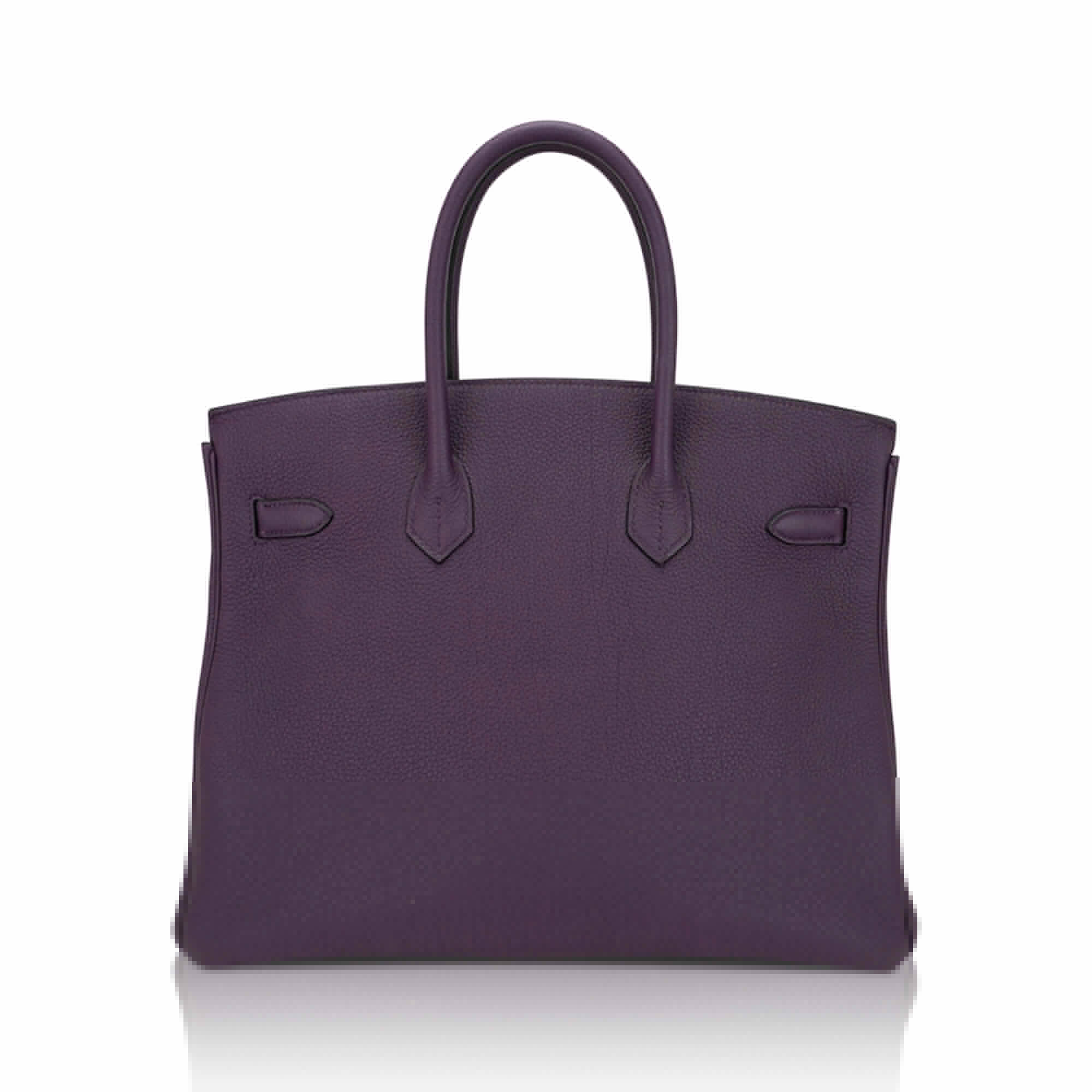 Birkin 35 Bag Raisin Togo Leather with Gold Hardware