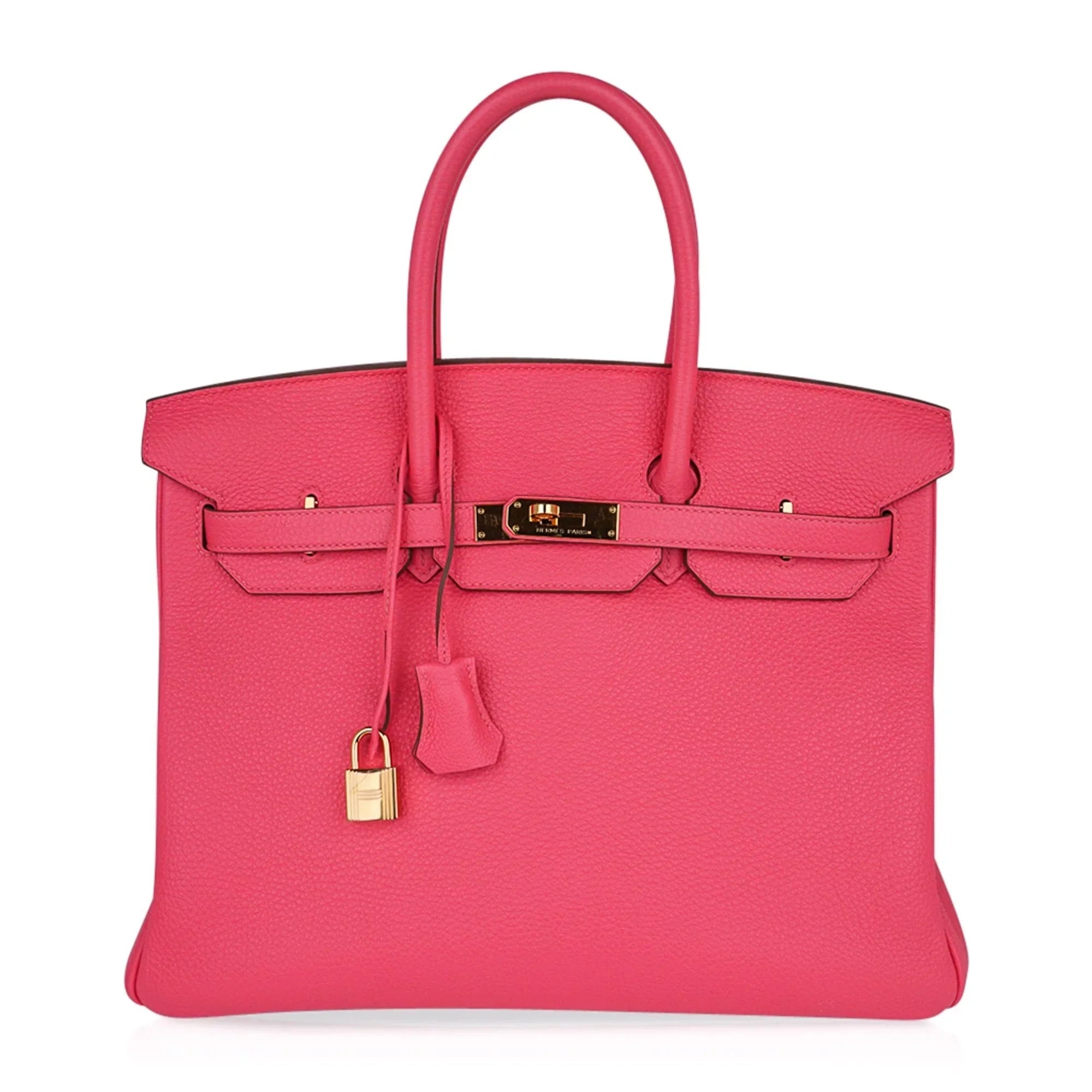 Birkin 35 Bag Rose Lipstick Pink Togo Gold Hardware