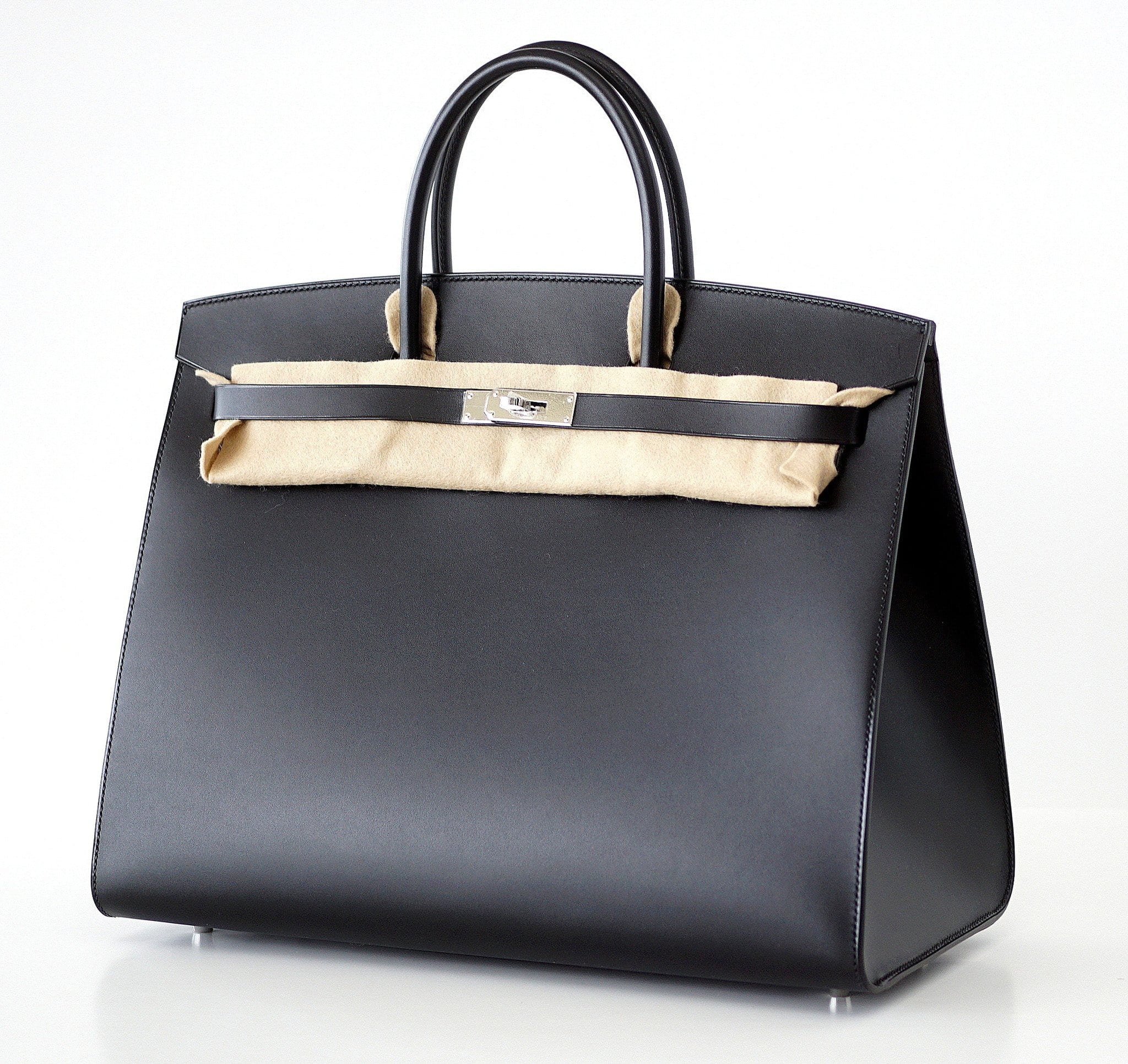 Birkin 40 Bag Sellier Black Vache Hunter/ Veau Evercalf Limited Edition