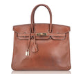 Vintage Limited Edition Birkin 35 Bag Fauve Barenia Leather with Gold Hardware