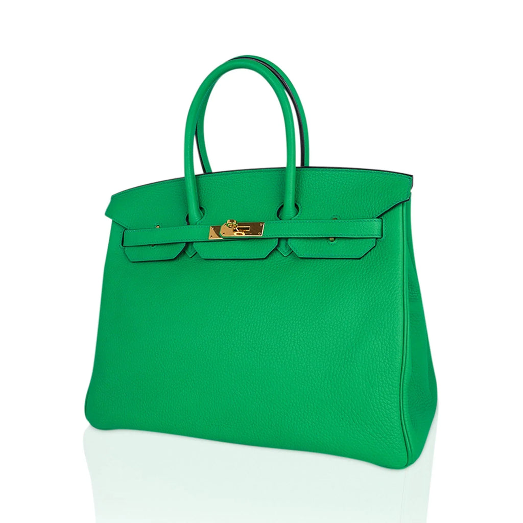 Birkin 35 Bag Bamboo Togo Leather with Gold Hardware