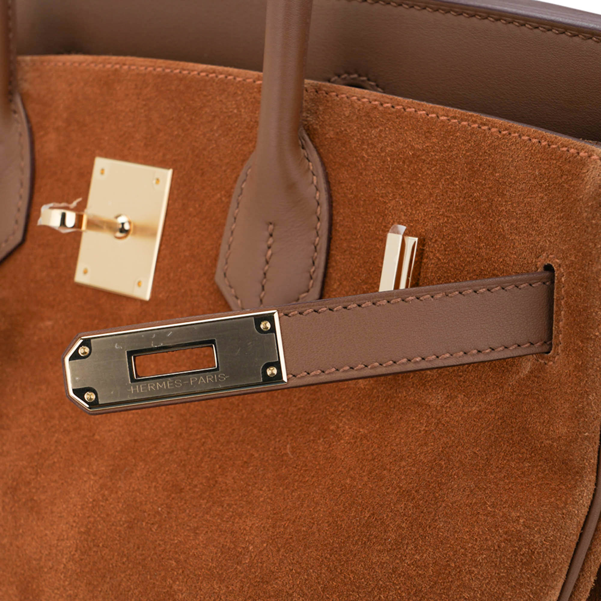 Limited Edition Birkin 30 Grizzly Bag Alezan Permabrass Hardware