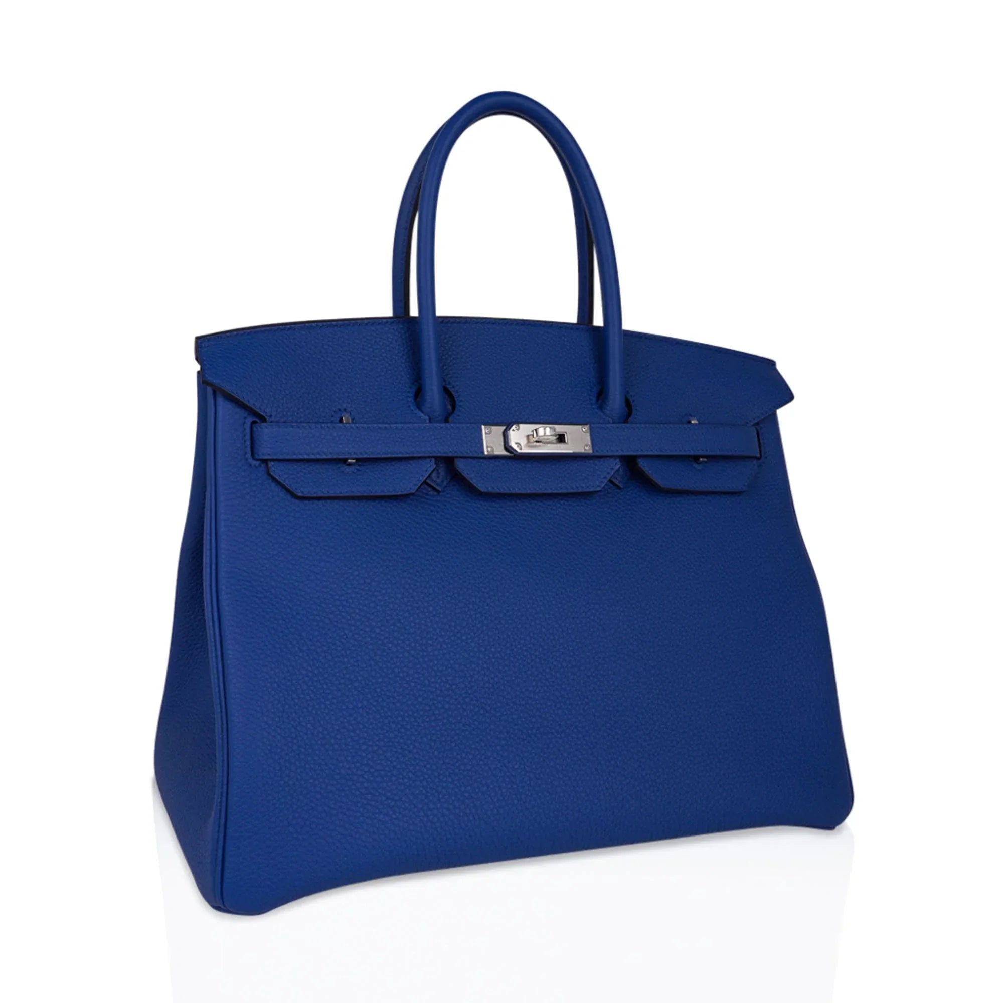 Birkin 35 Bag Blue de France Togo Leather with Palladium Hardware